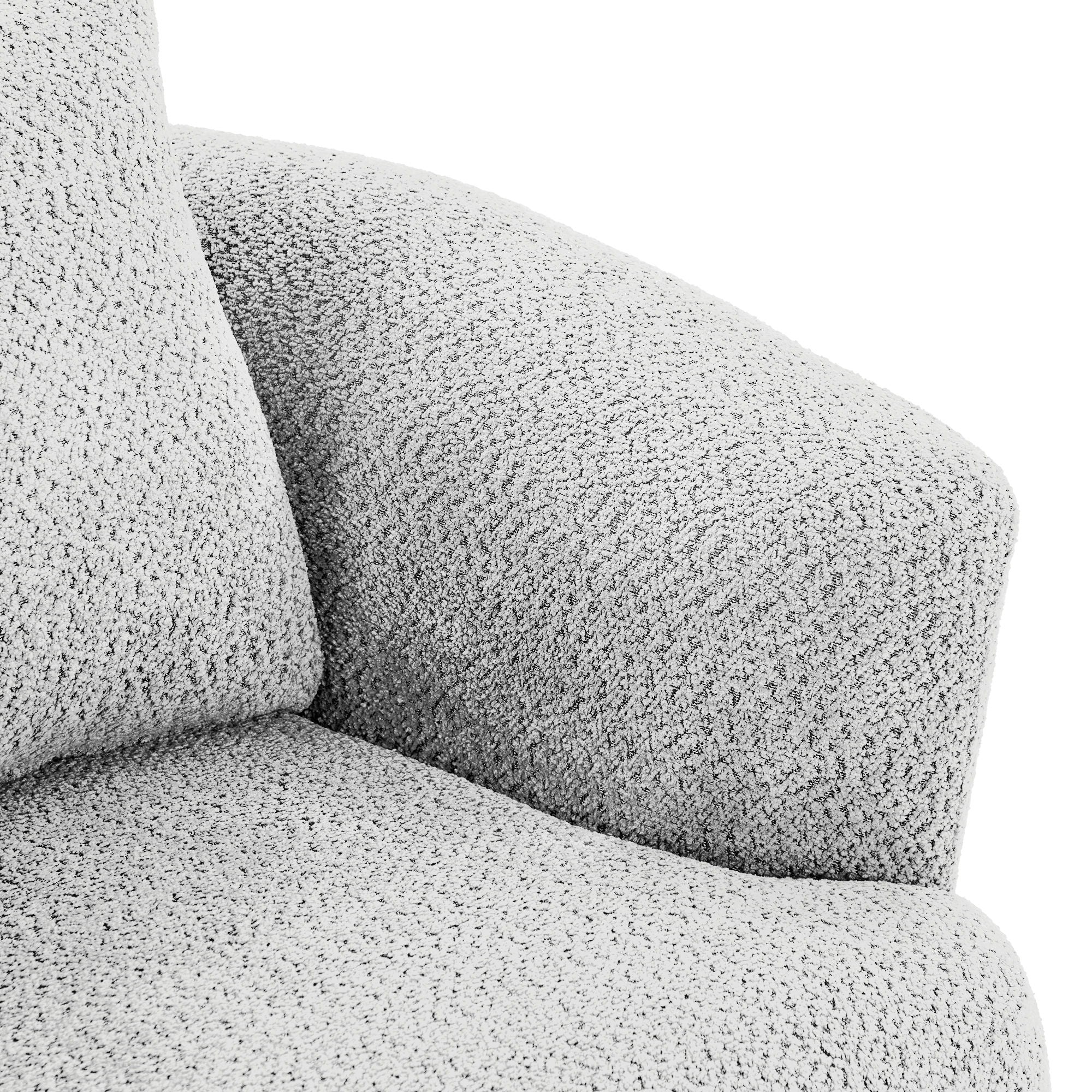 360° Swivel Barrel Sofa Chair With Throw Pillow, Chenille Upholstered Accent Chair