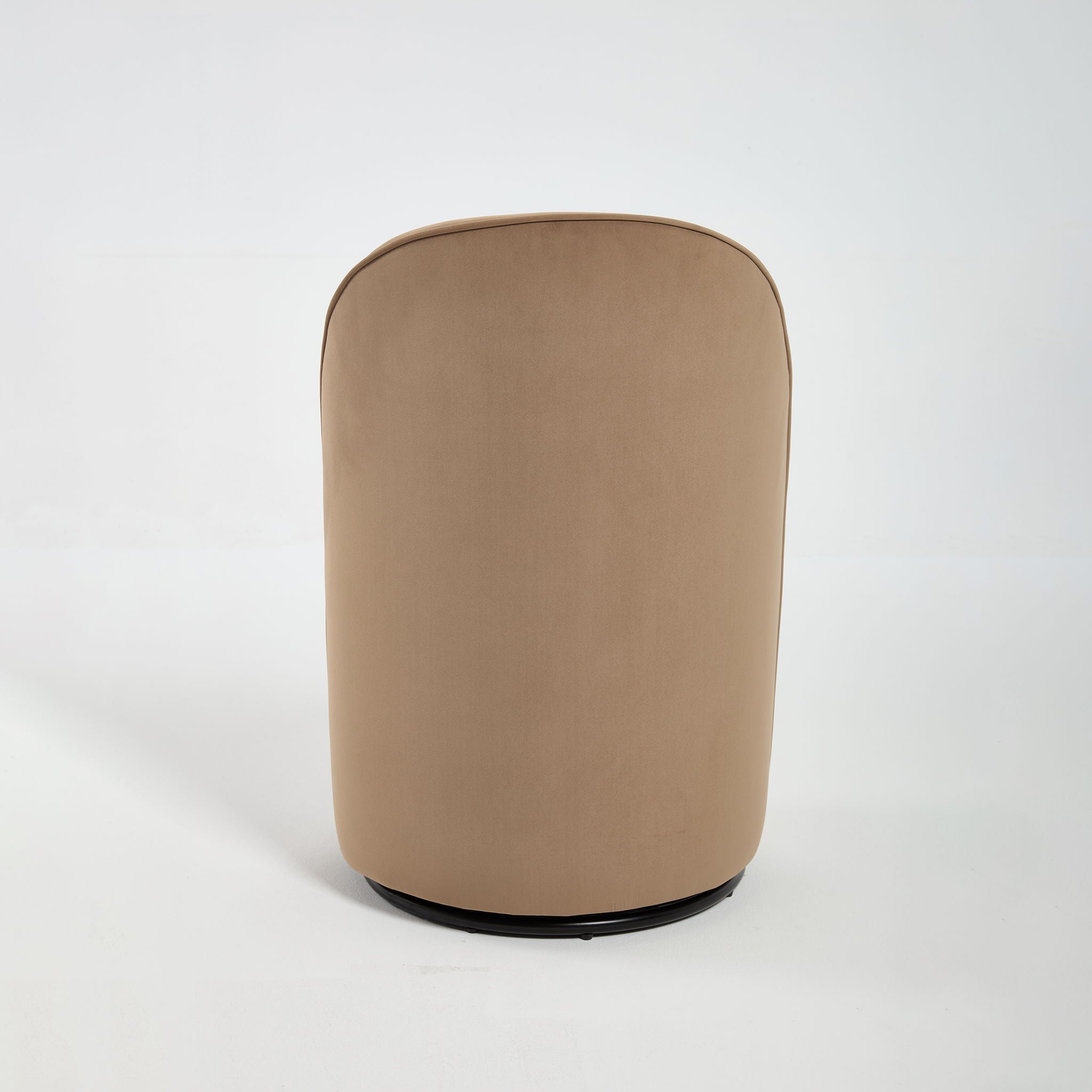 360 Degree Swivel Armless Dining Barrel Chair