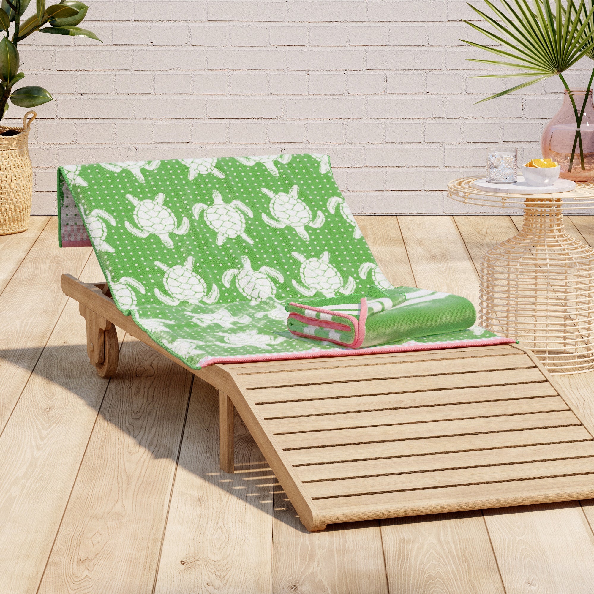 Cotton Velour Beach Towel - Maui Collection - Best Buy Furniture