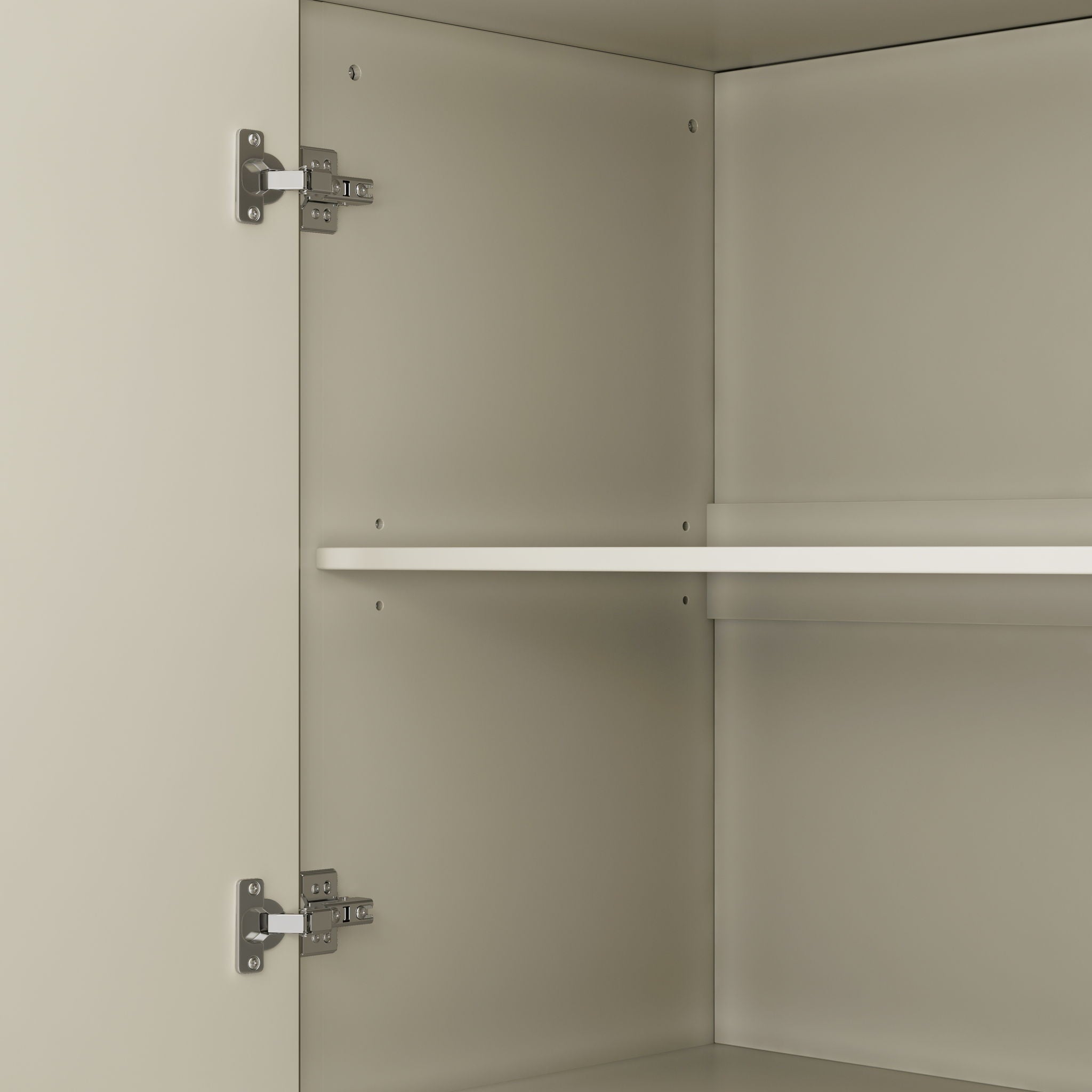 Buffet Cabinet With 4 Doors, Storage Sideboard For Living Room, Dining Room - Champagne