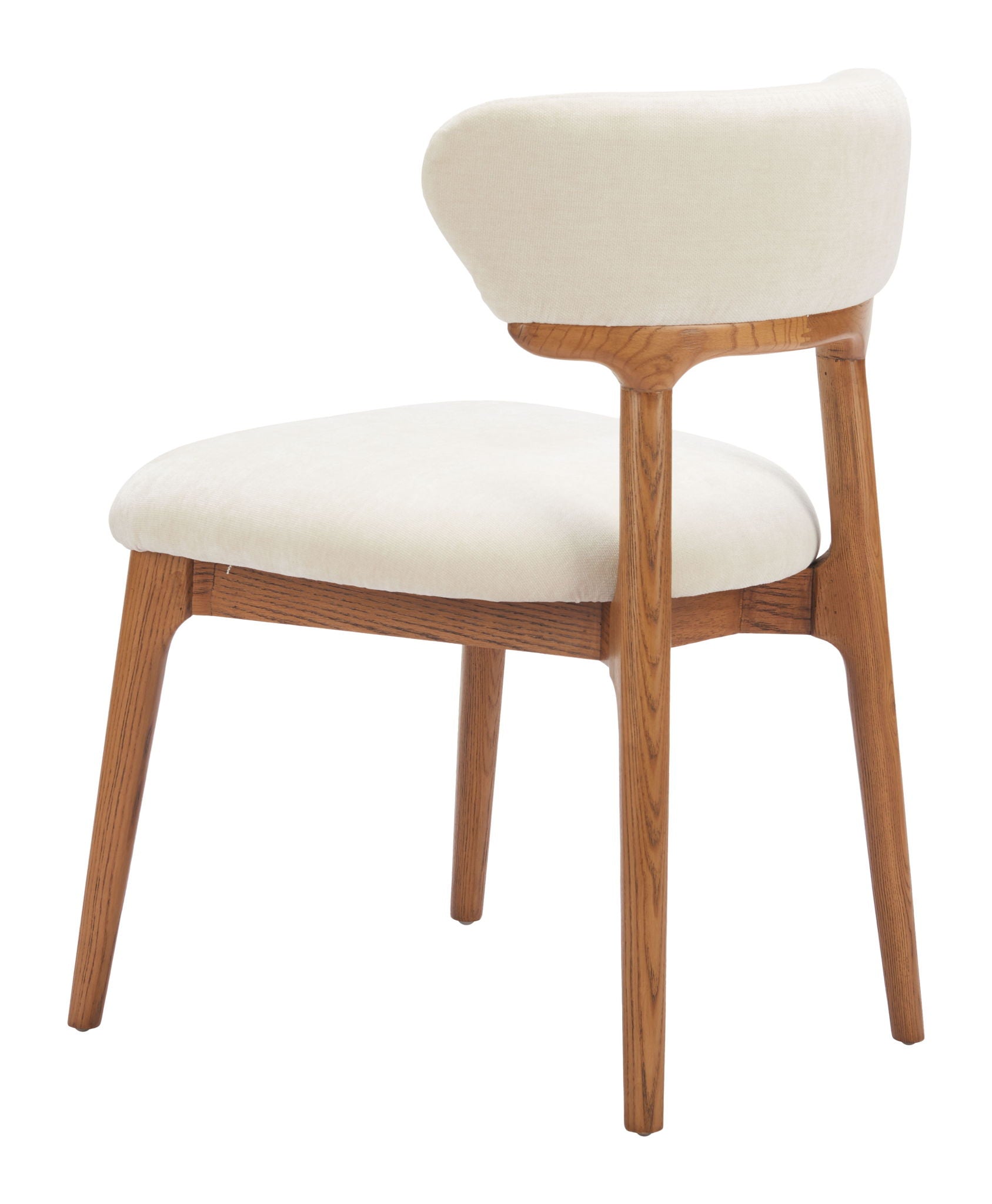 Cedar - Dining Chair (Set of 2) - White & Walnut