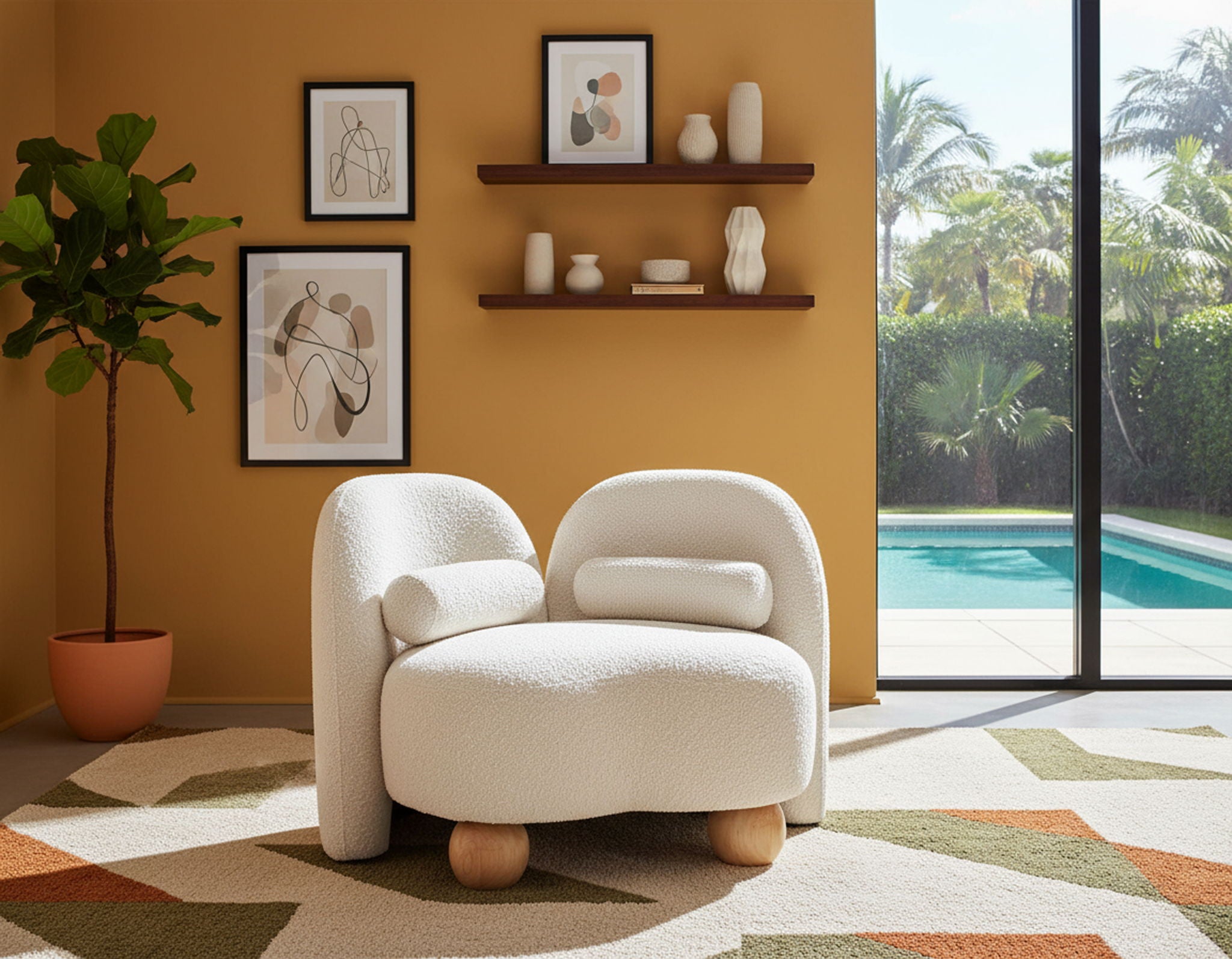 Daphne - Boucle Chair