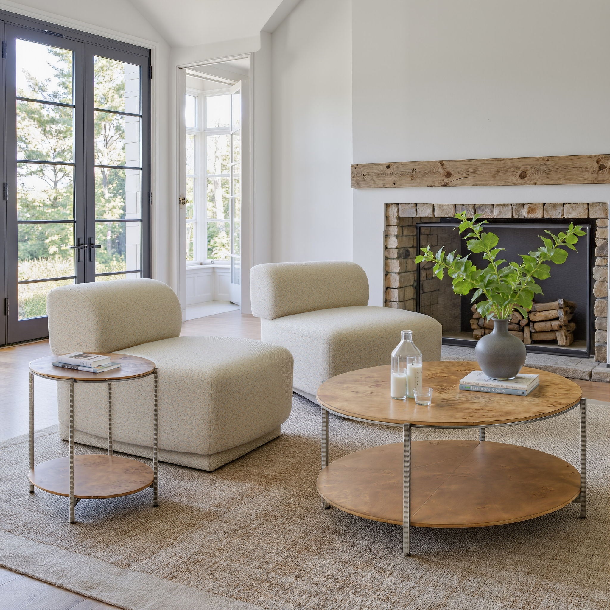 Anese - Accent Chair - Multigrain Beige