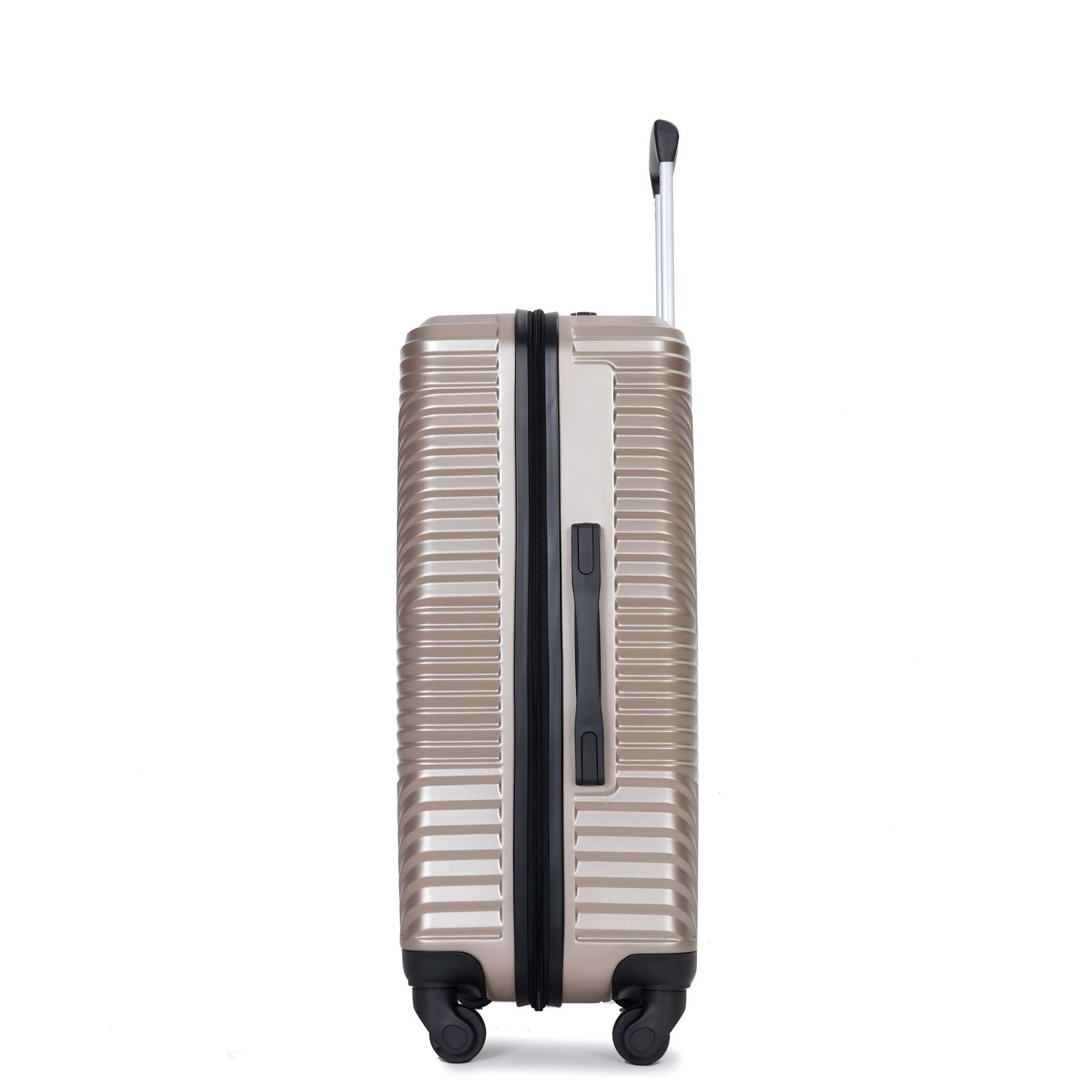 3 Piece Luggage Sets Lightweight Suitcase With Two Hooks, Spinner Wheels,