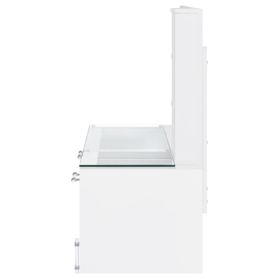 Flora - 2-Drawer Vanity Set With LED Mirror
