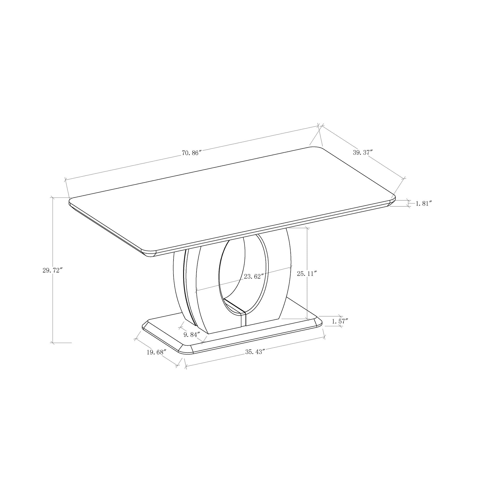 Coleen - Dining Table - Marble