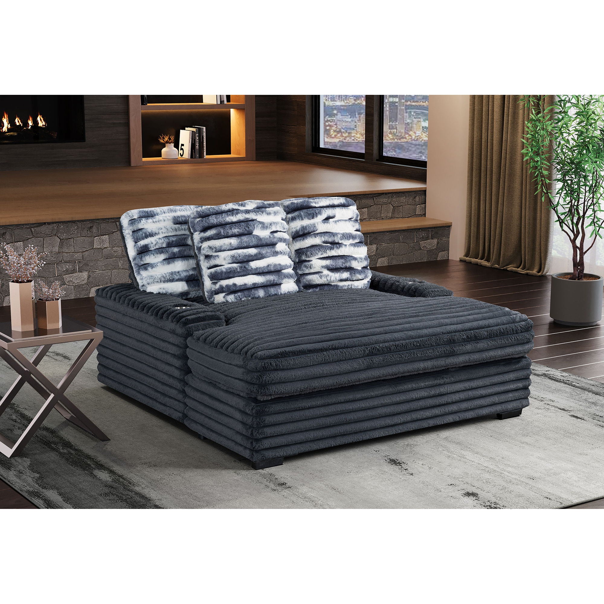Shine - Lounger Sofa With USB