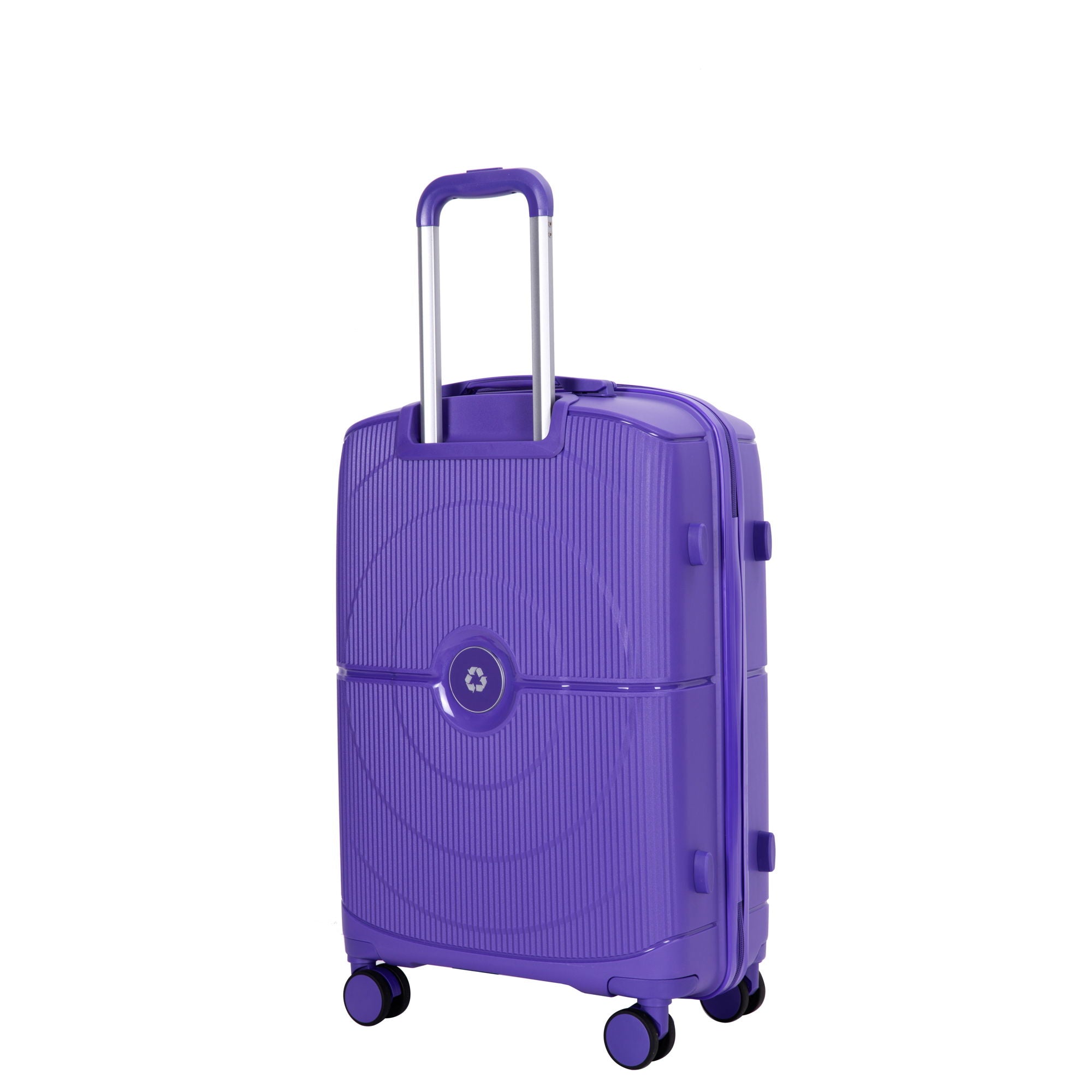 3 Piece Set Expandable Hardshell Suitcase Double Spinner Wheels