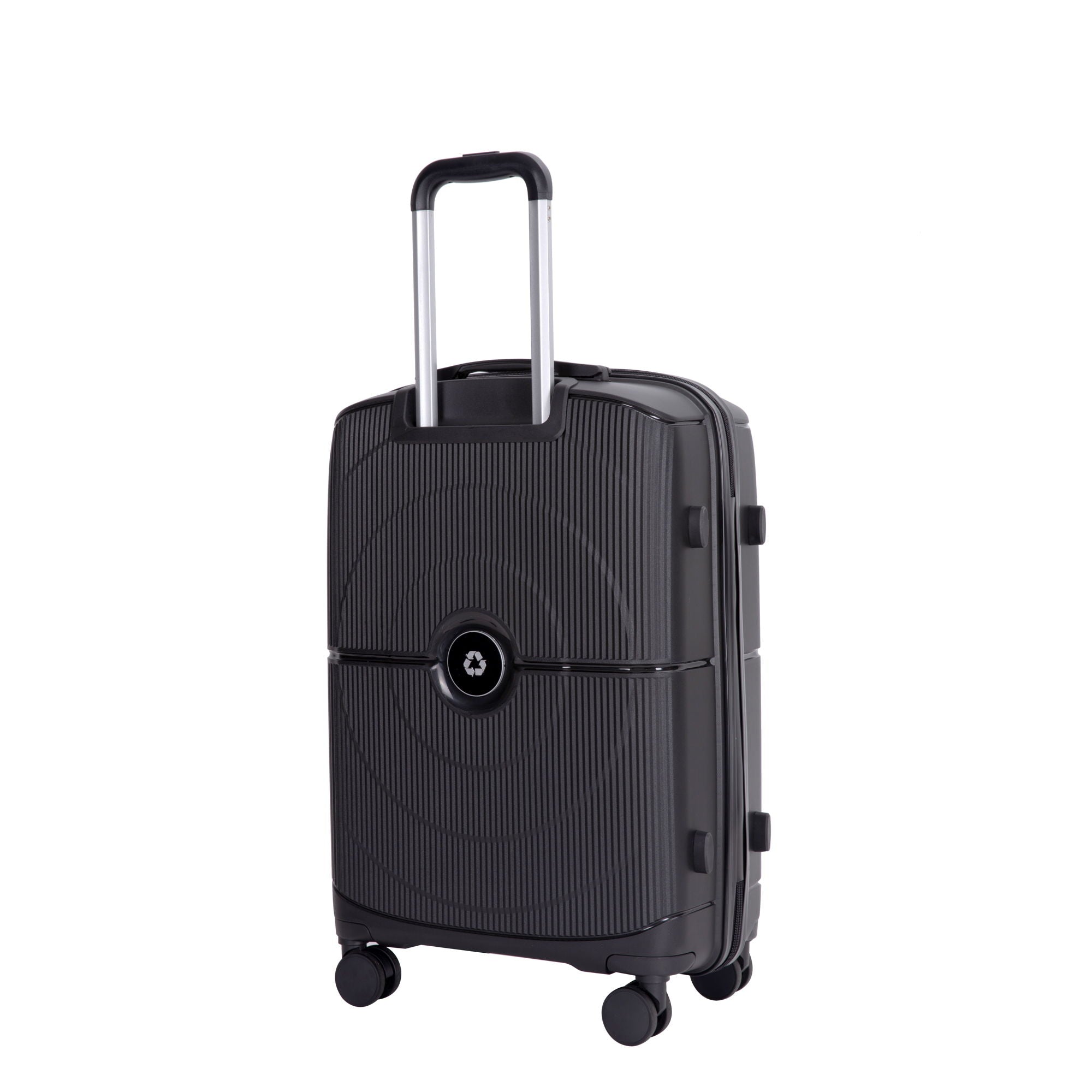 3 Piece Set Expandable Hardshell Suitcase Double Spinner Wheels