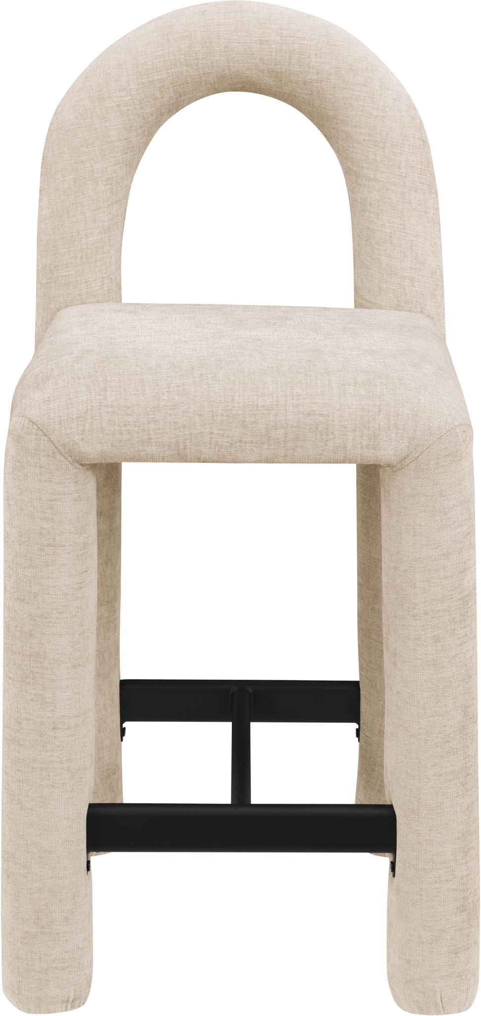 Amari - Chenille Fabric Stool