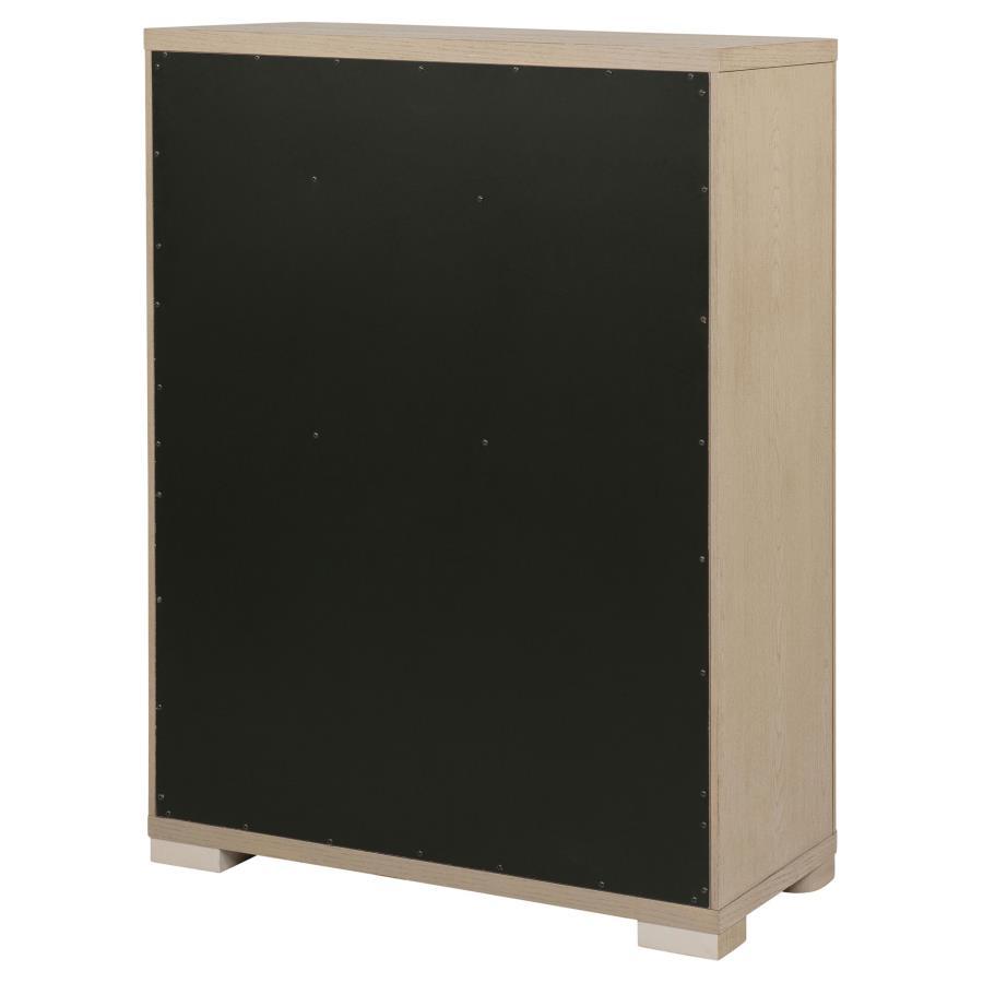 Ladera - 5-Drawer Bedroom Chest Of Drawers - Light Elm - Best Buy Furniture