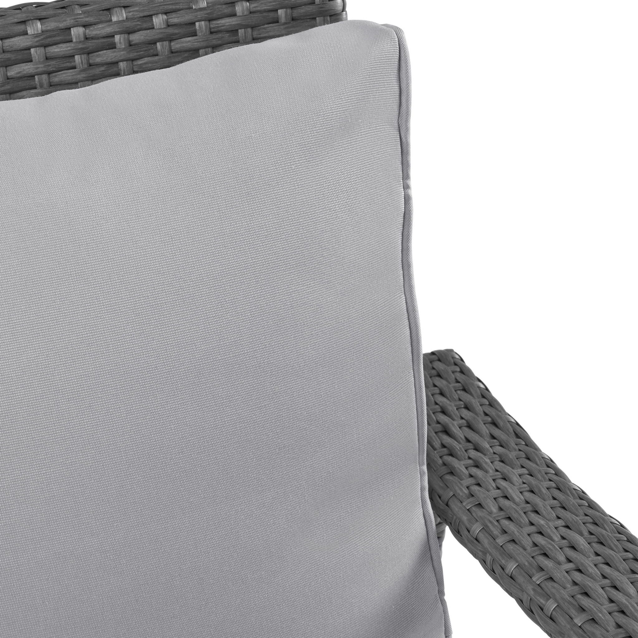 Honolulu - Loveseat - Gray / Silver