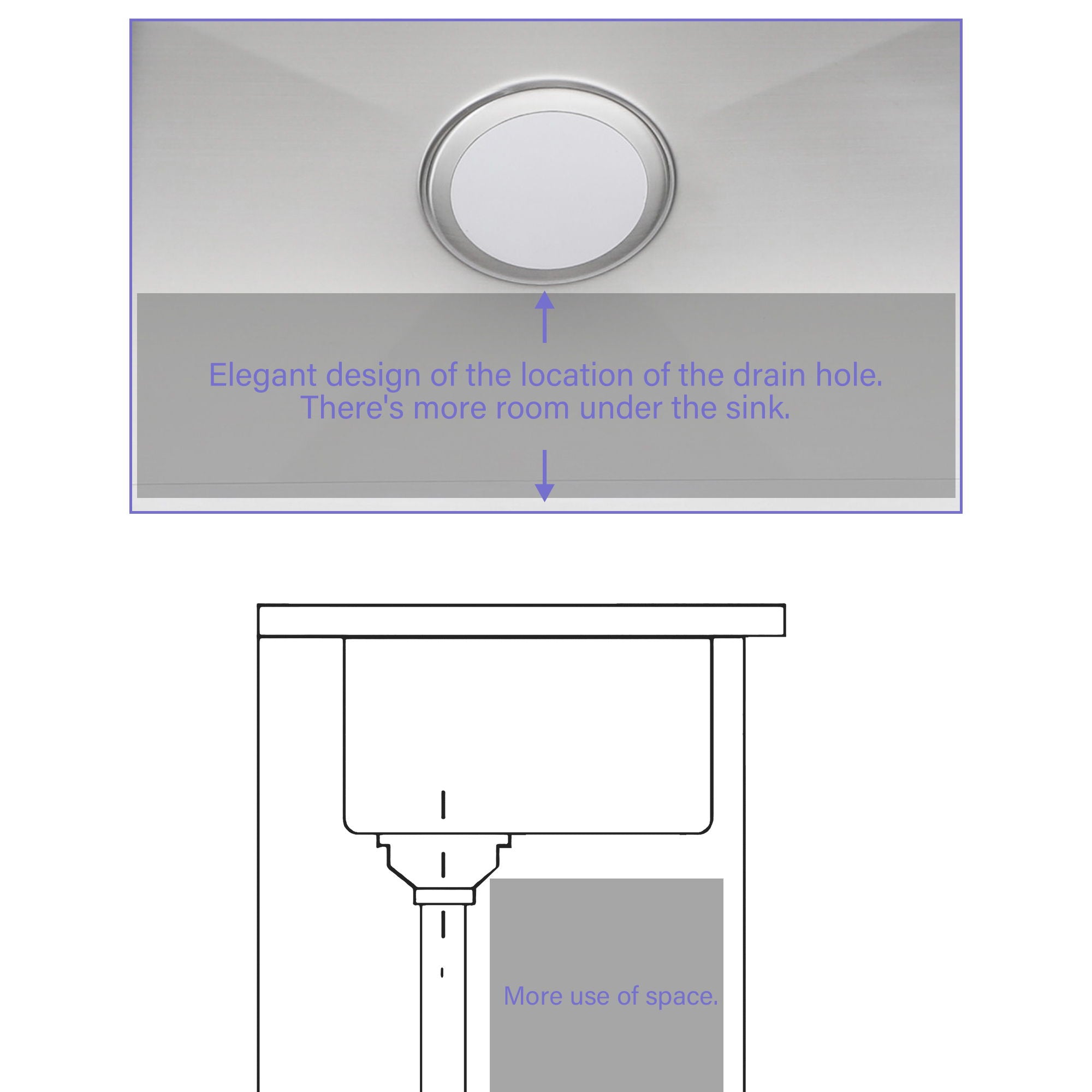 Laundry Workstation Undermount Utility Sink, Deep Single Bowl