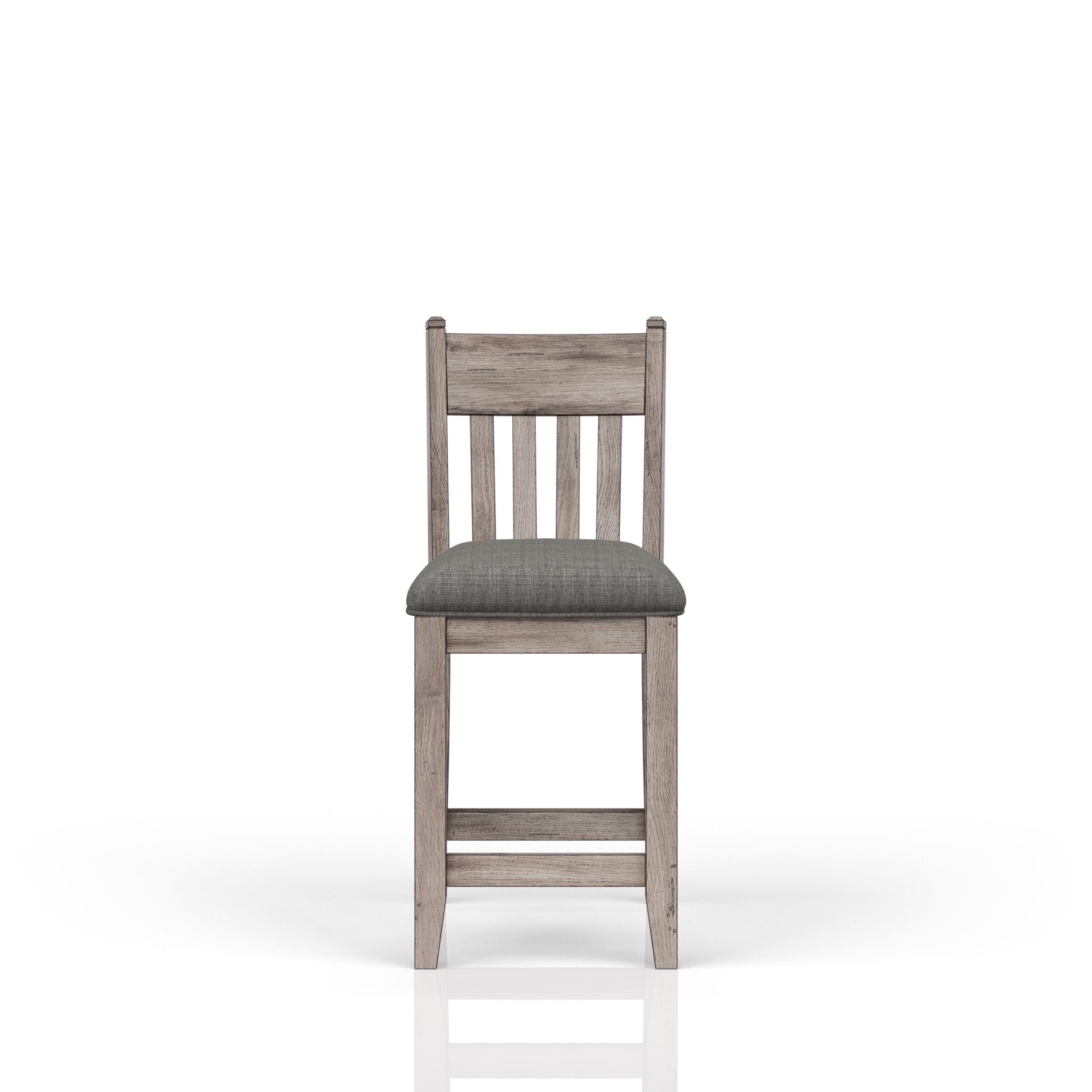 Rustic Counter Stool (Set of 2) - Gray - Best Buy Furniture