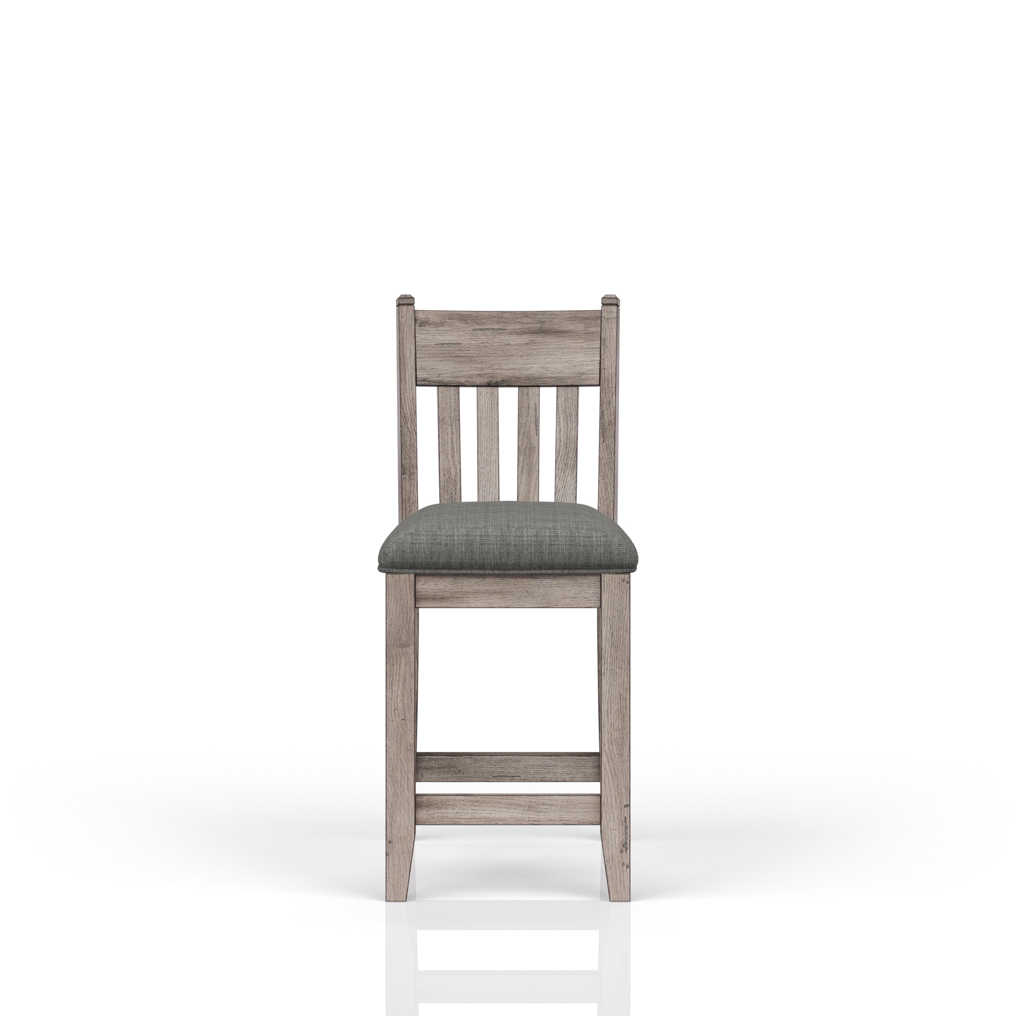 Rustic Counter Stool (Set of 2) - Gray - Best Buy Furniture