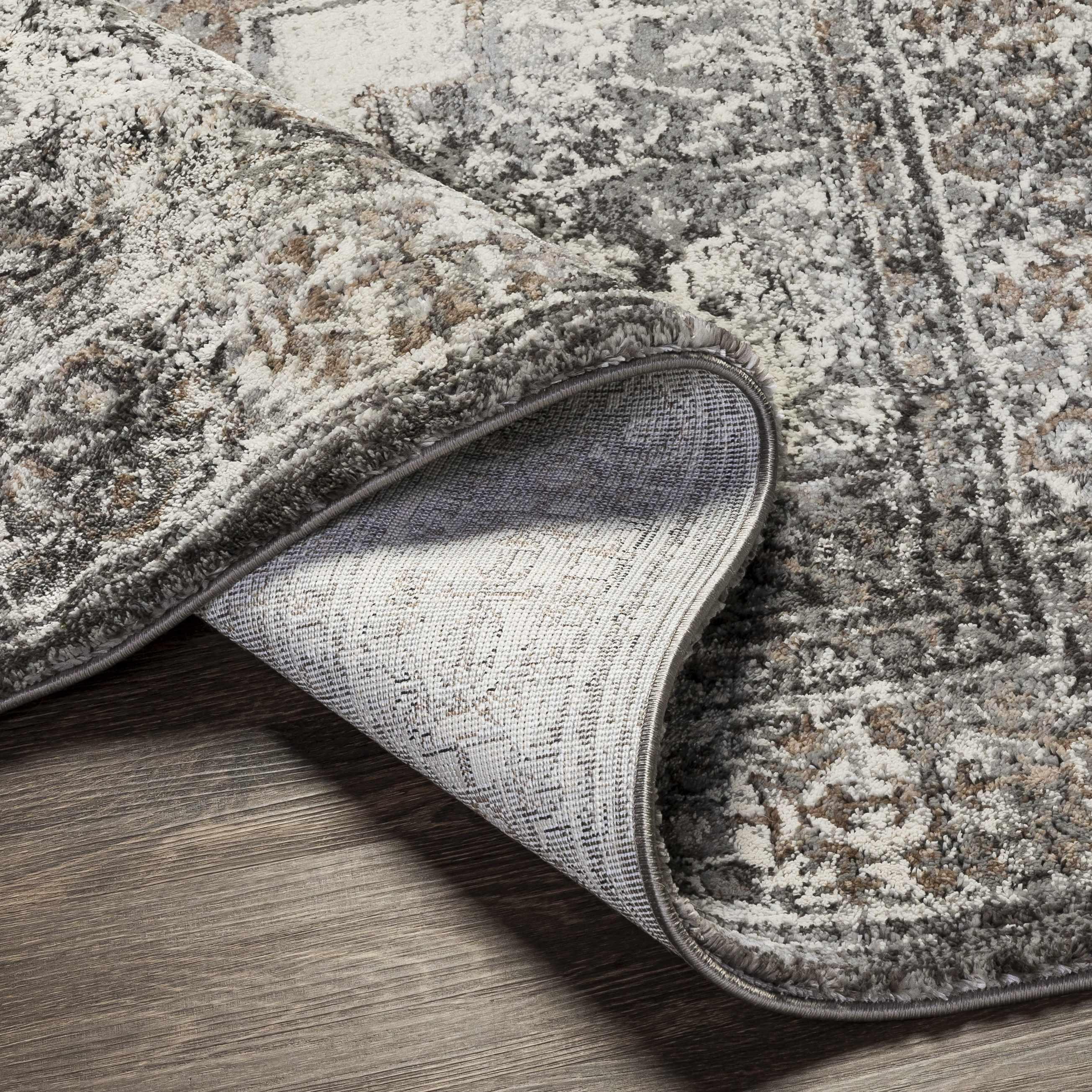 Manaring Charcoal Luxe Thick Area Rug