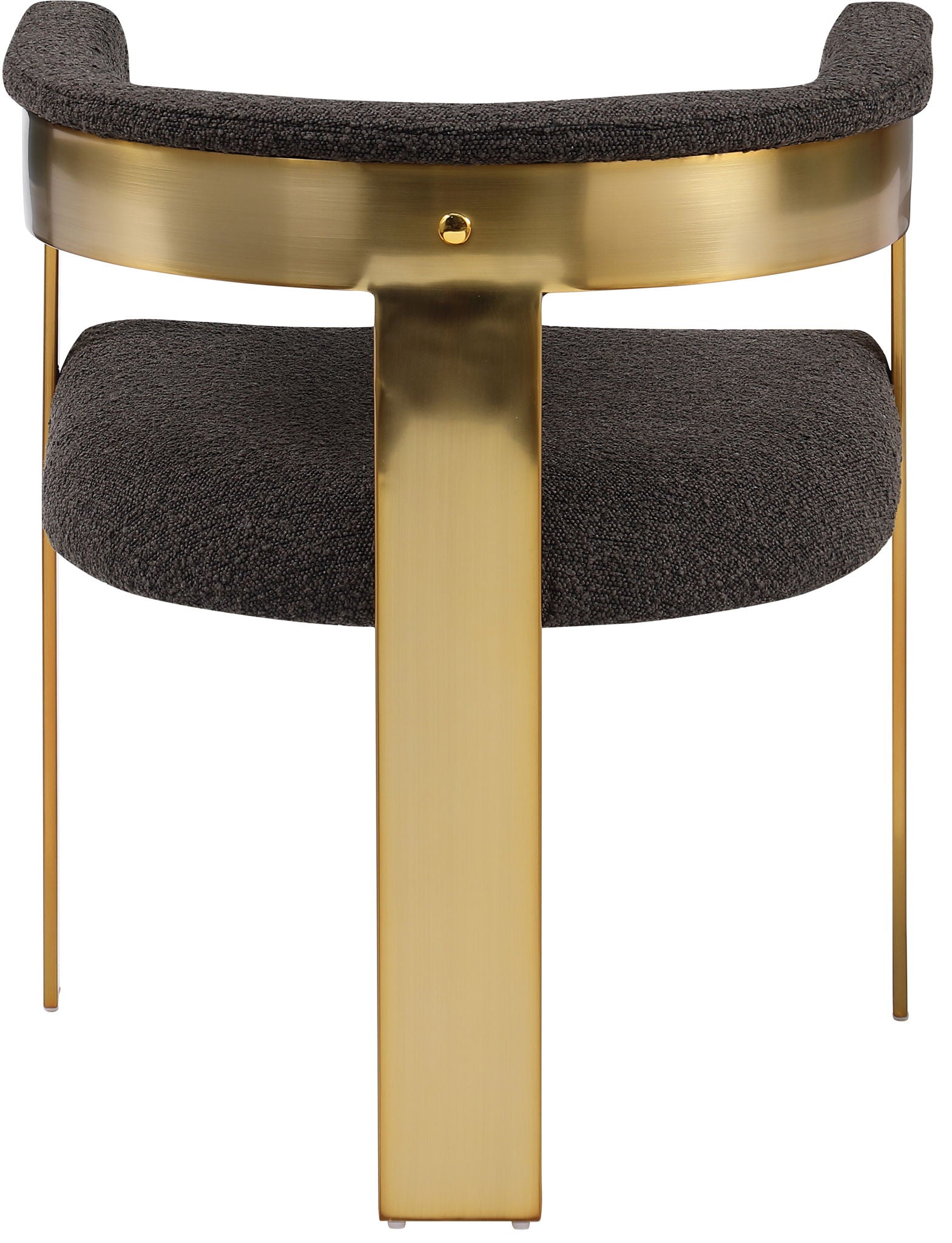 Romeo - Boucle Dining Chair With Gold Base (Set of 2)