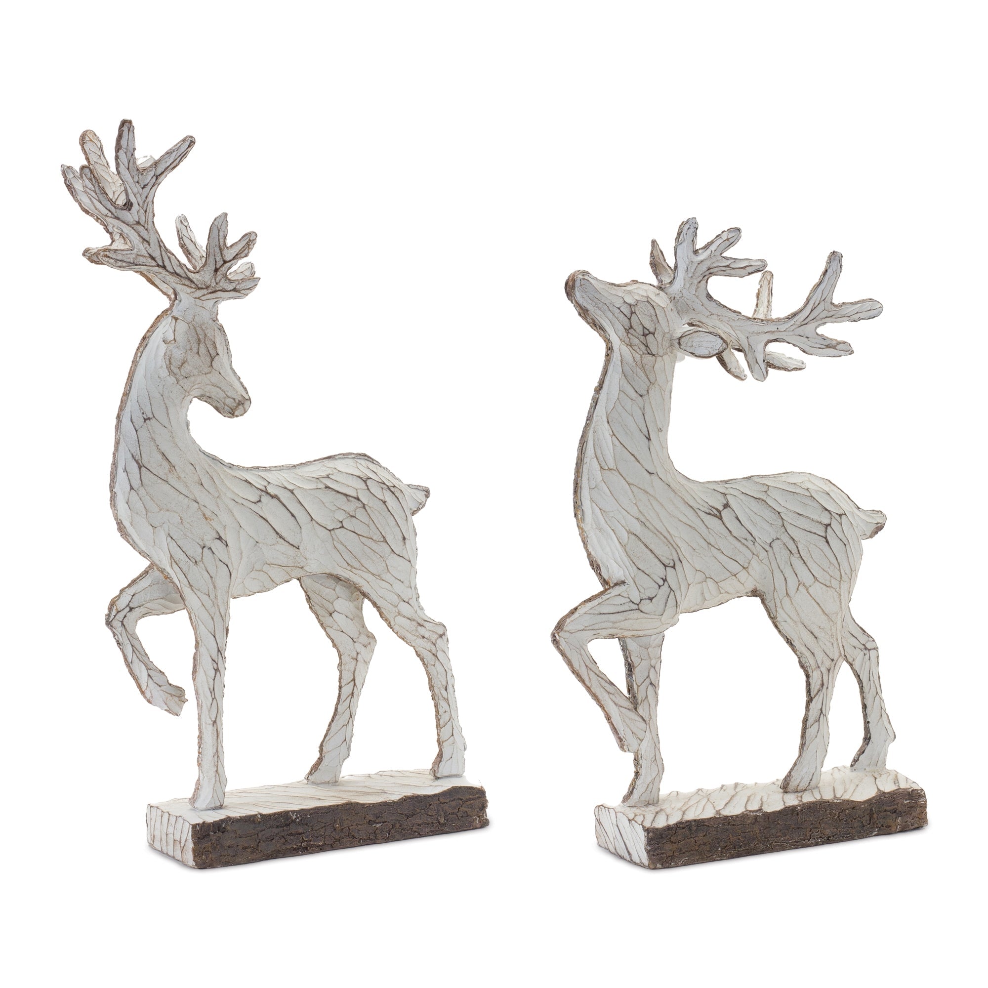 Carved-Deer-Decor-(Set-of-2)-Christmas-Decor
