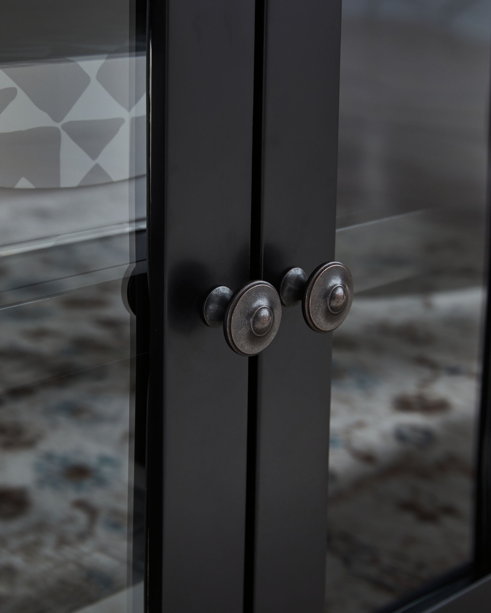 Wildenauer - XL TV Stand With Fireplace Option - Brown / Black