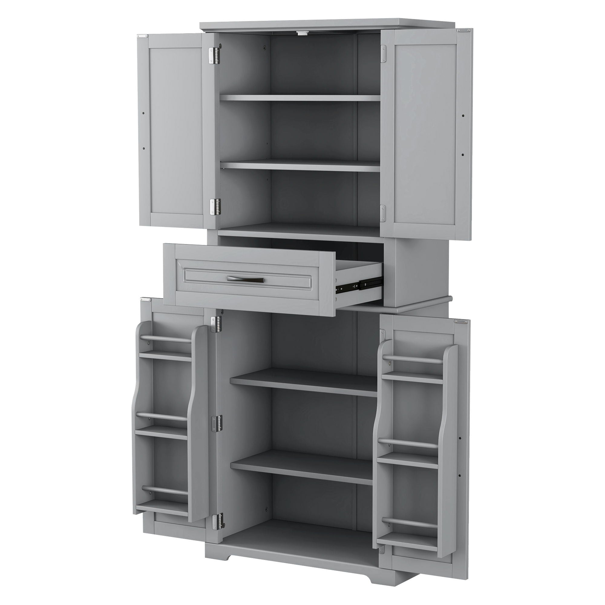 Bathroom Storage Cabinet With Multifunctional Storage Space, Drawer With Slide Rails, Adjustable Shelf