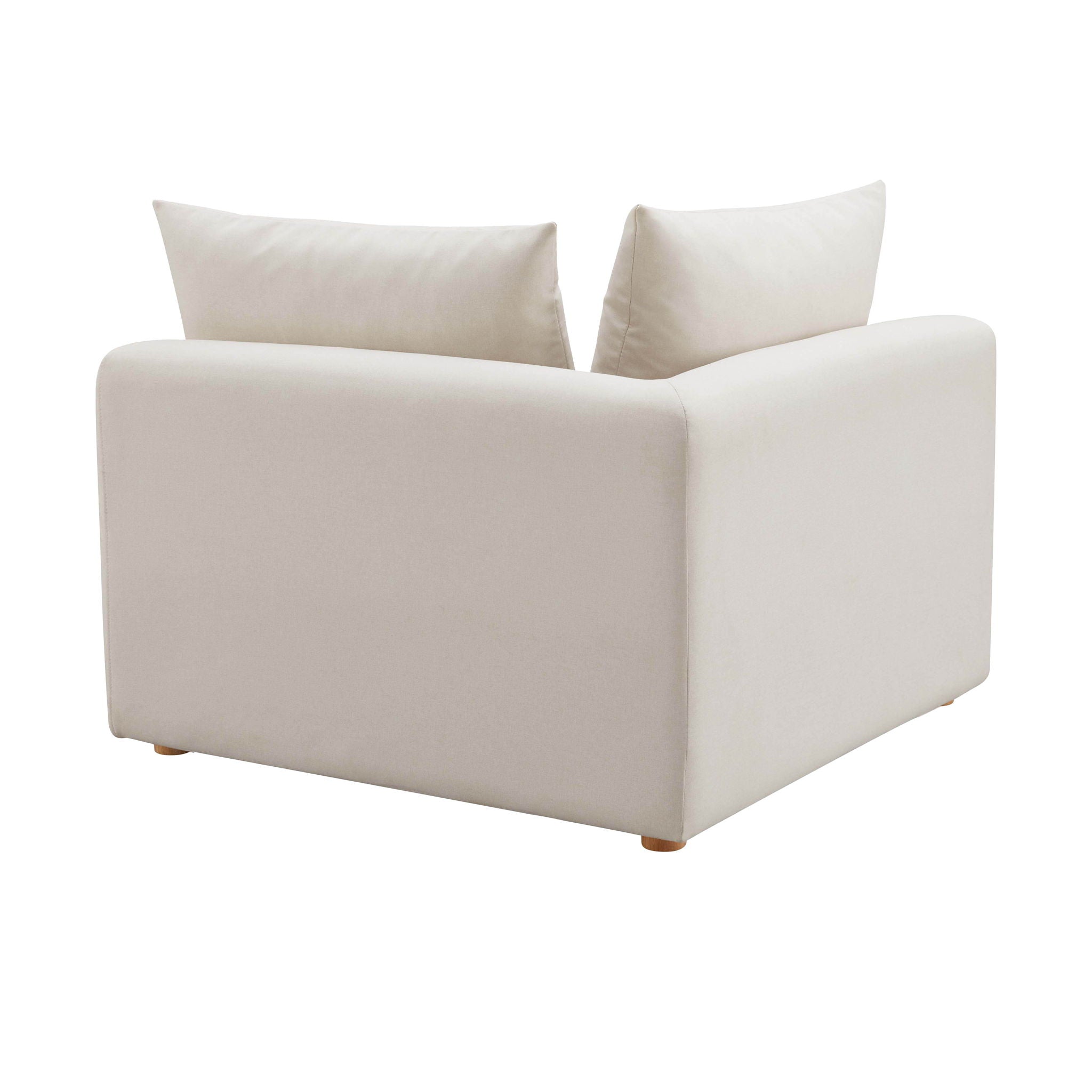 Hangover - Linen Modular Corner Chair - Cream