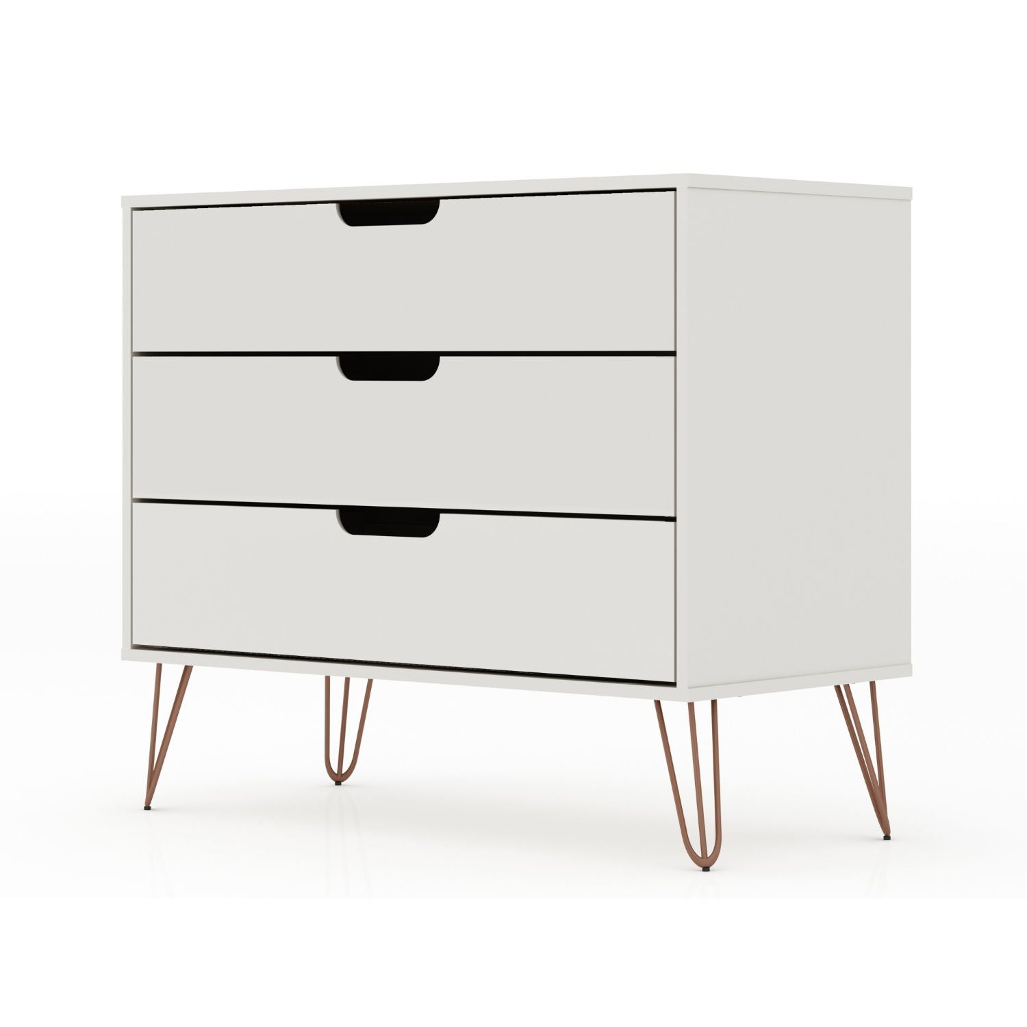 Rockefeller - Dresser & 3 Drawer - Off White