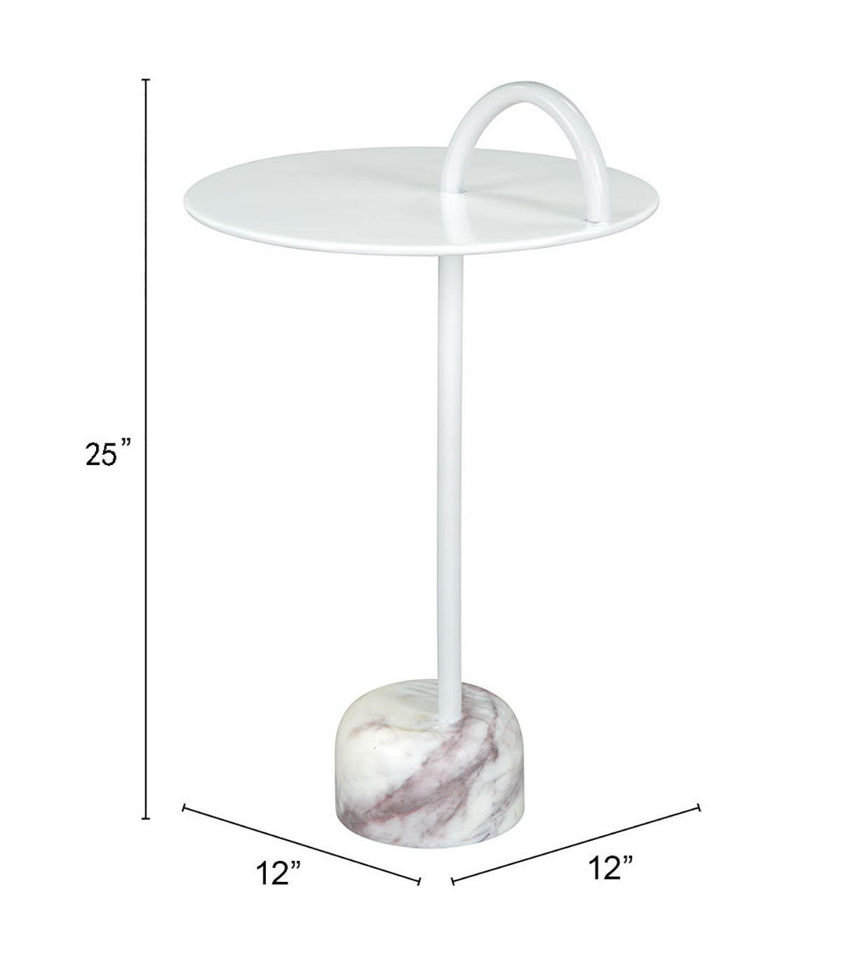 Will - Side Table - White