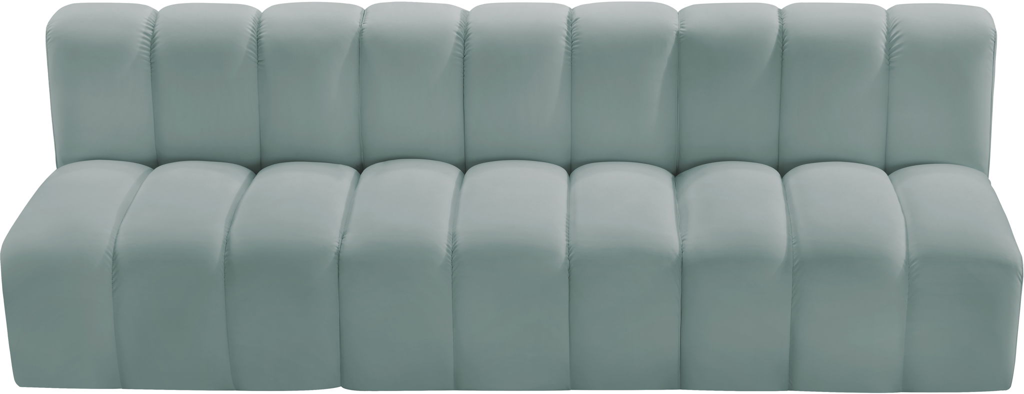 Arc - Faux Leather 3 Seats Modular Sofa