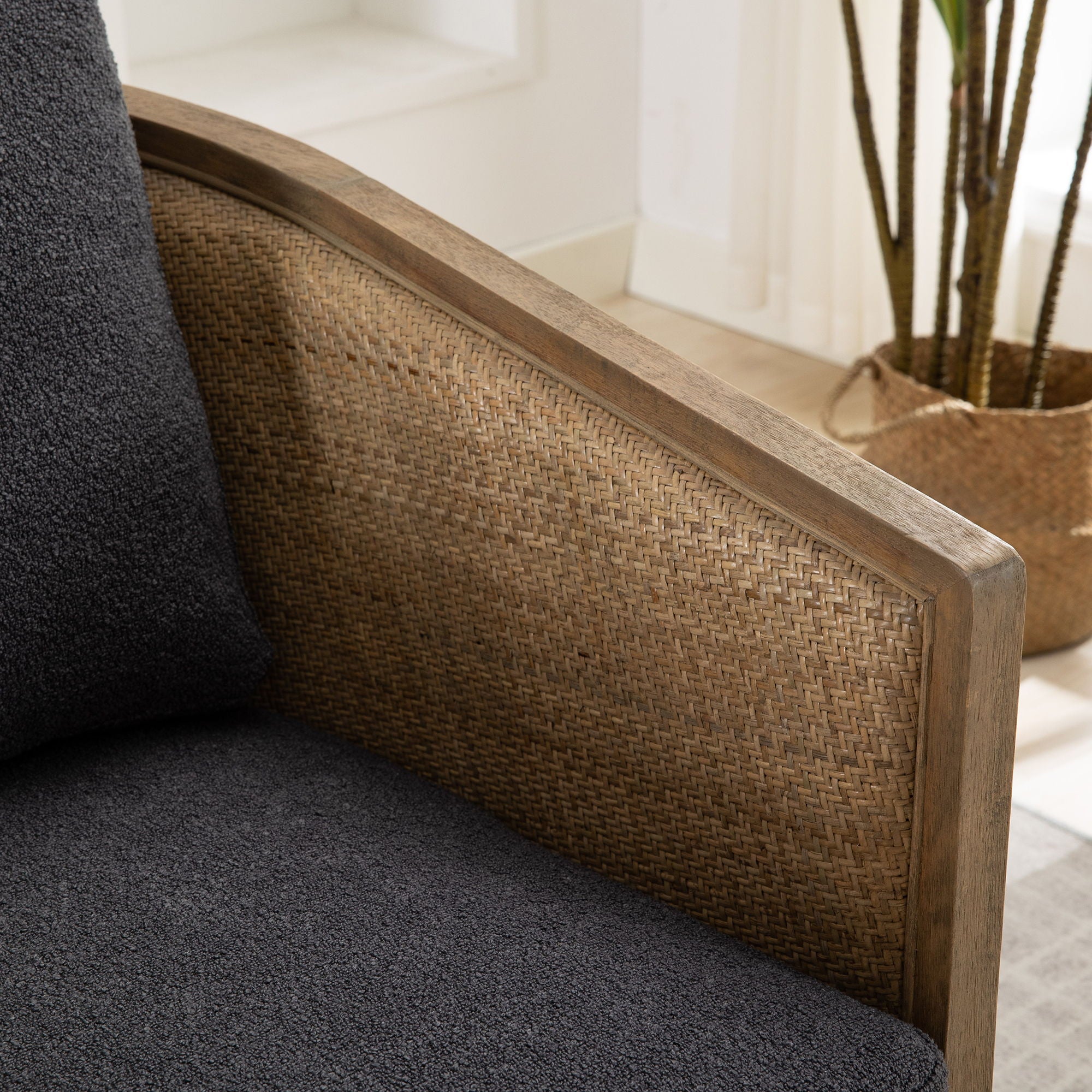 Barrel, Comfy Round Accent Sofa Chair With 360 Degree Swivel, Leisure Arm
