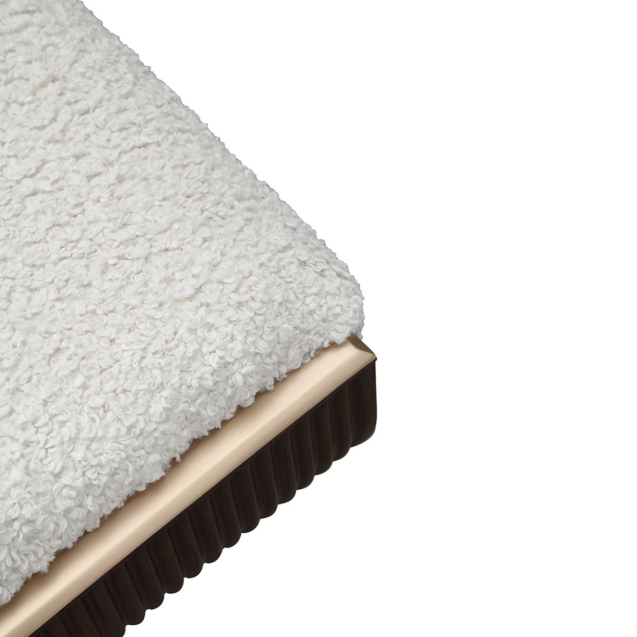 West Kensington - Accent Bench - Cream Puff / Medium Espresso