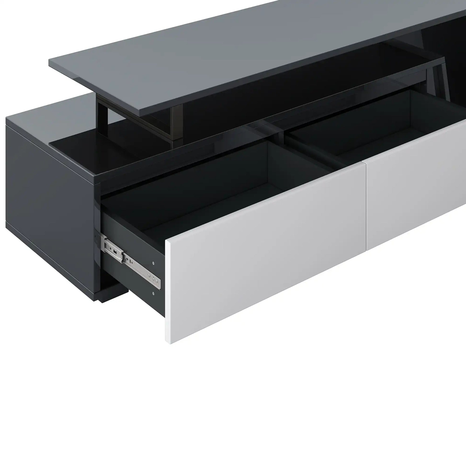 Strata Modern Minimalist Extendable TV Stand - Best Buy Furniture