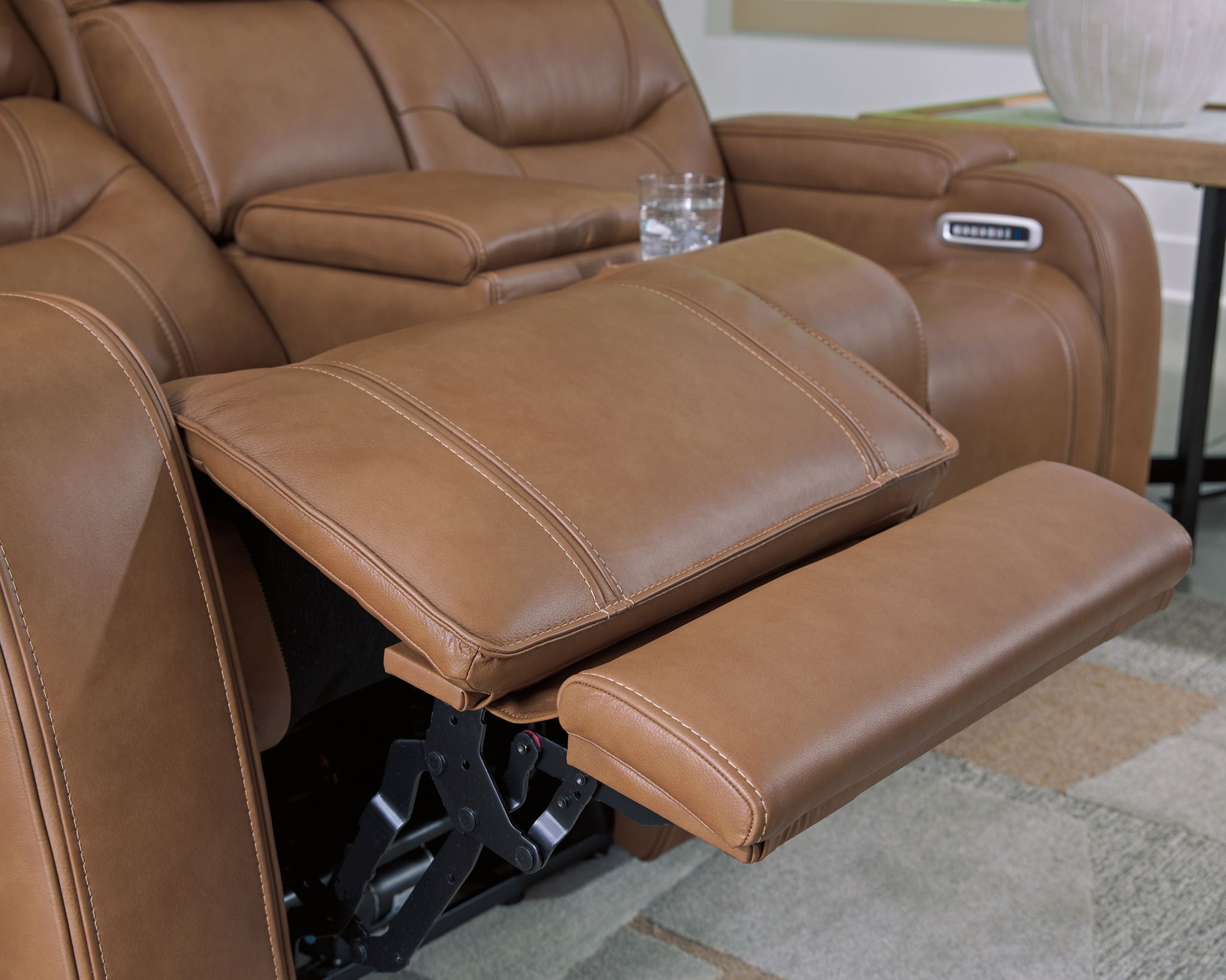 Knightington - Power Reclining Loveseat With Audio Seating - Best Buy Furniture
