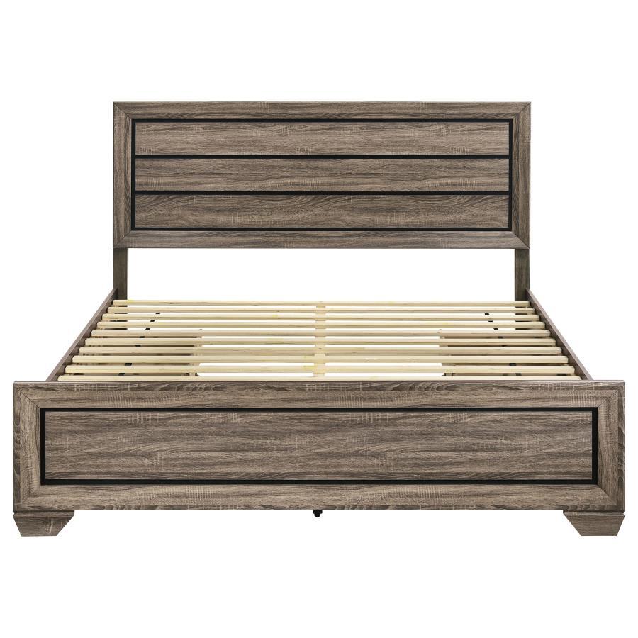 Kauffman - Wood Storage Panel Bed