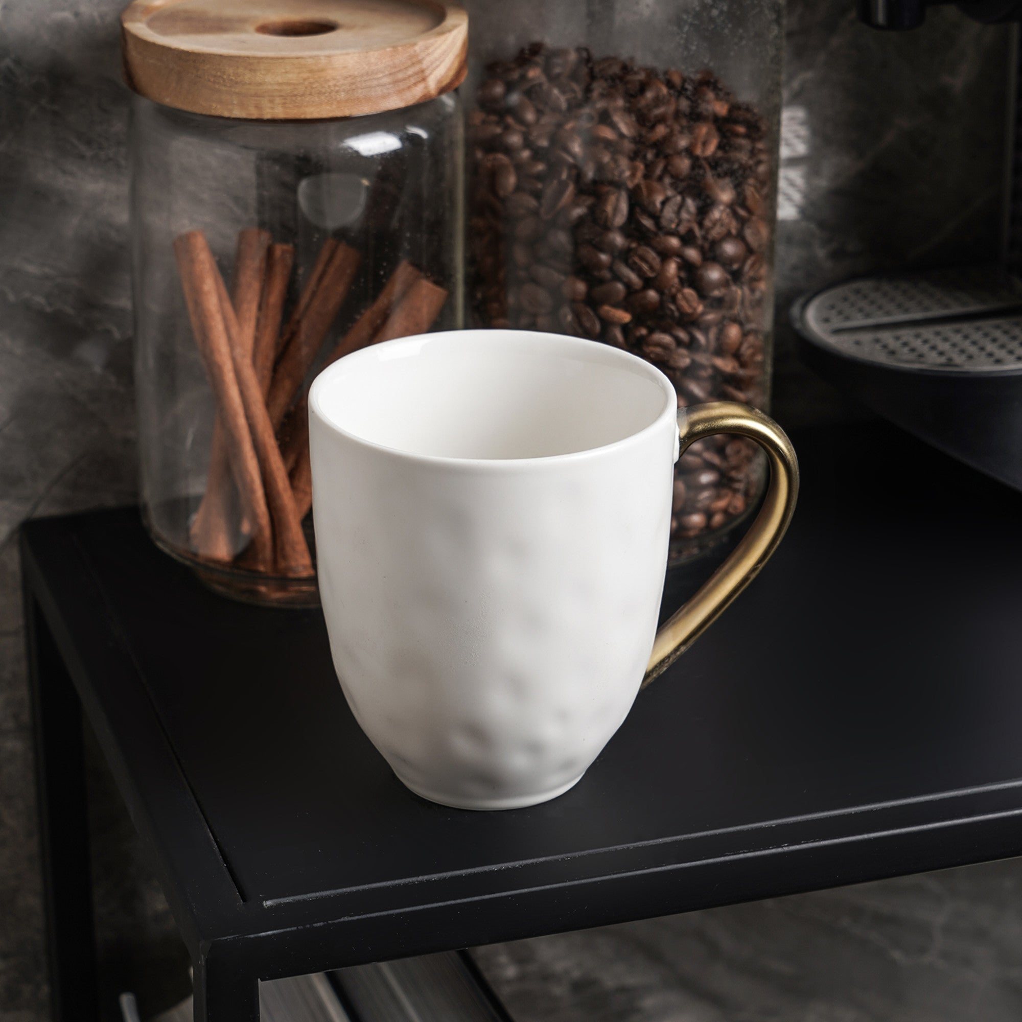 Florian Porcelain Mug - White