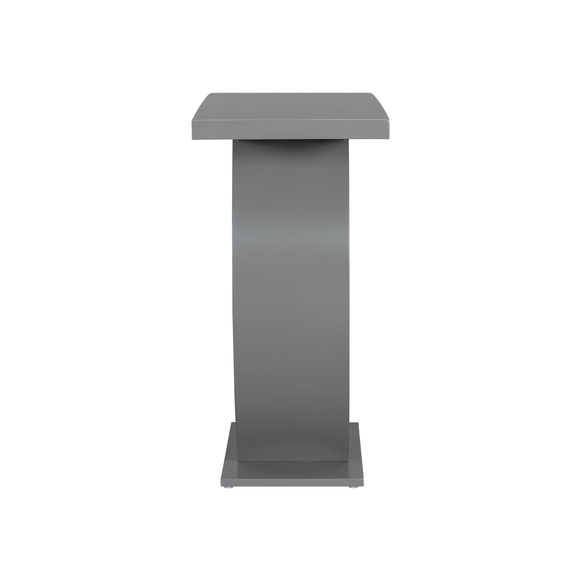 Console Table With Oval Base And Reinforced Bottom Plate