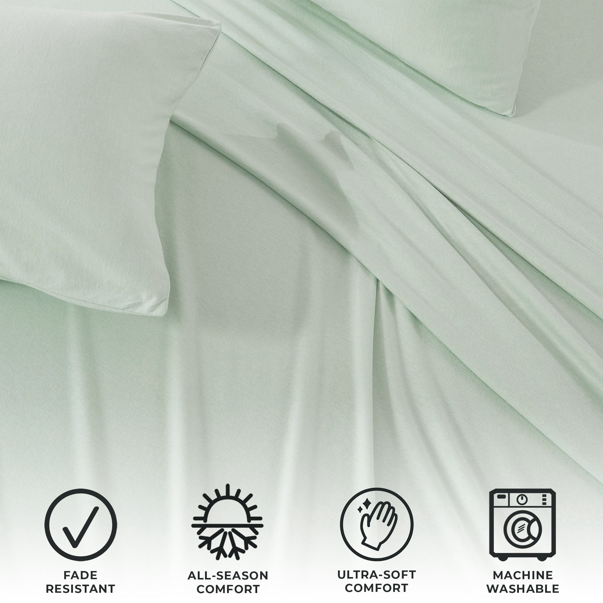 4-Piece Jersey Sheet - Carmen Collection - Best Buy Furniture