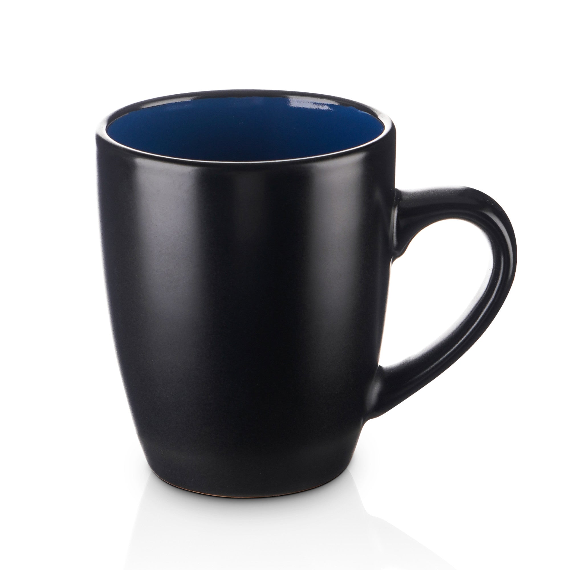 Albie Stoneware Mug - Blue And Black