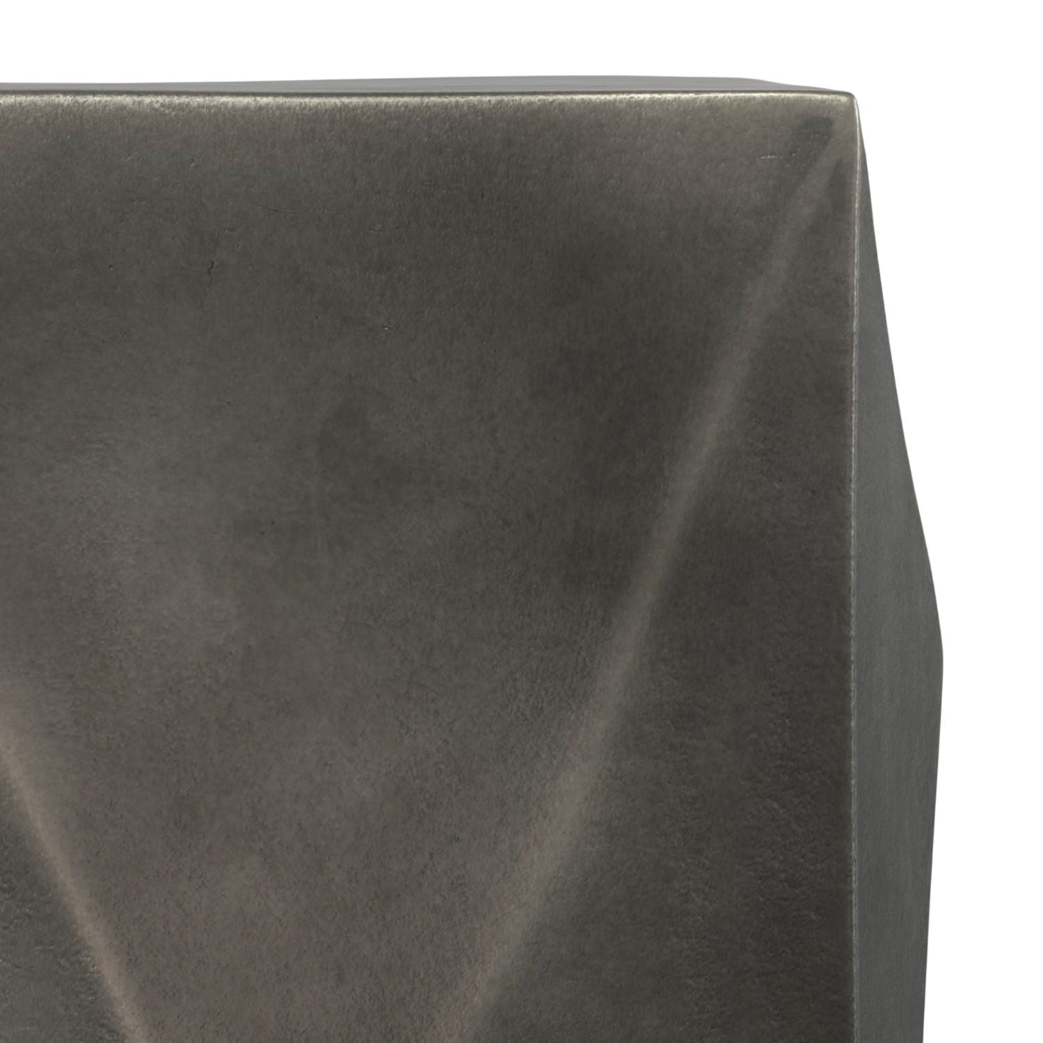 Danner - Cast Aluminum Side Table - Black - Best Buy Furniture