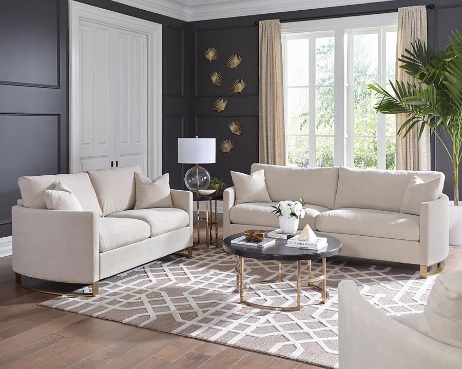 Corliss - Upholstered Arched Arm Sofa