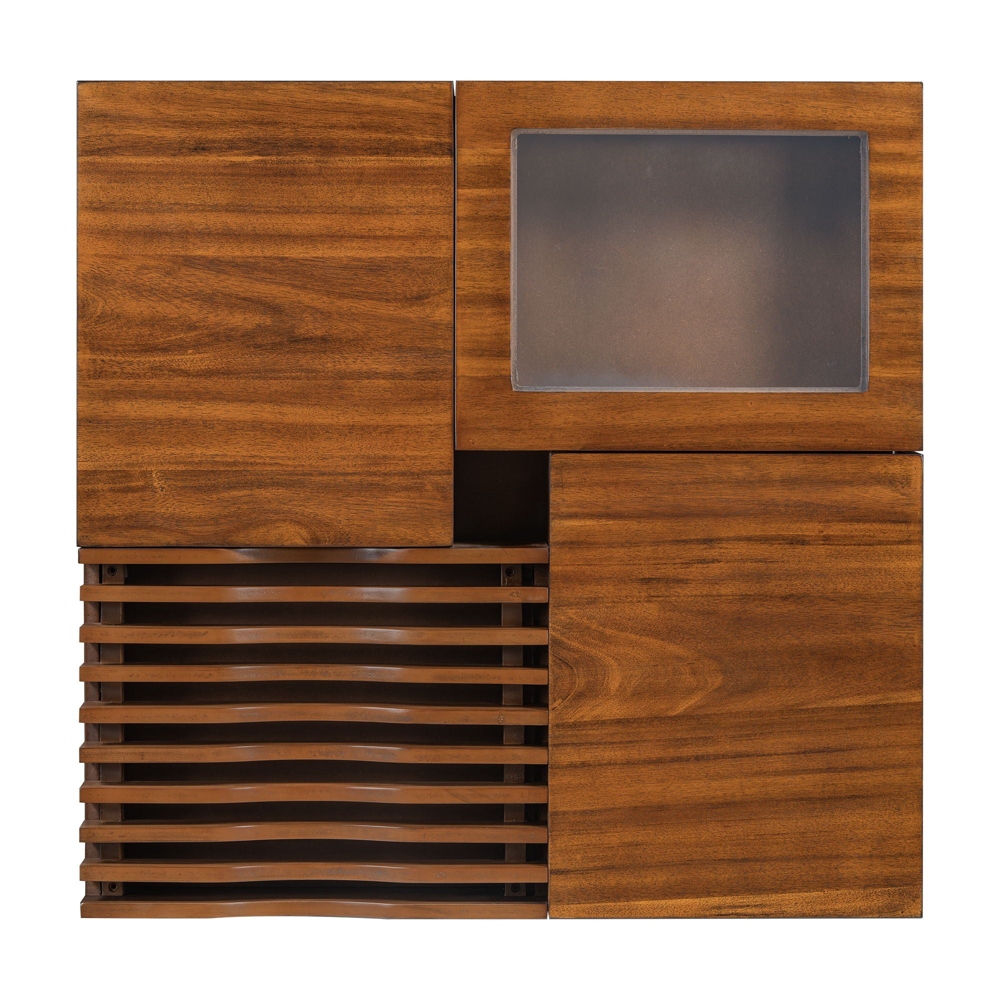 Unique Square Coffee Table With 3 Drawers