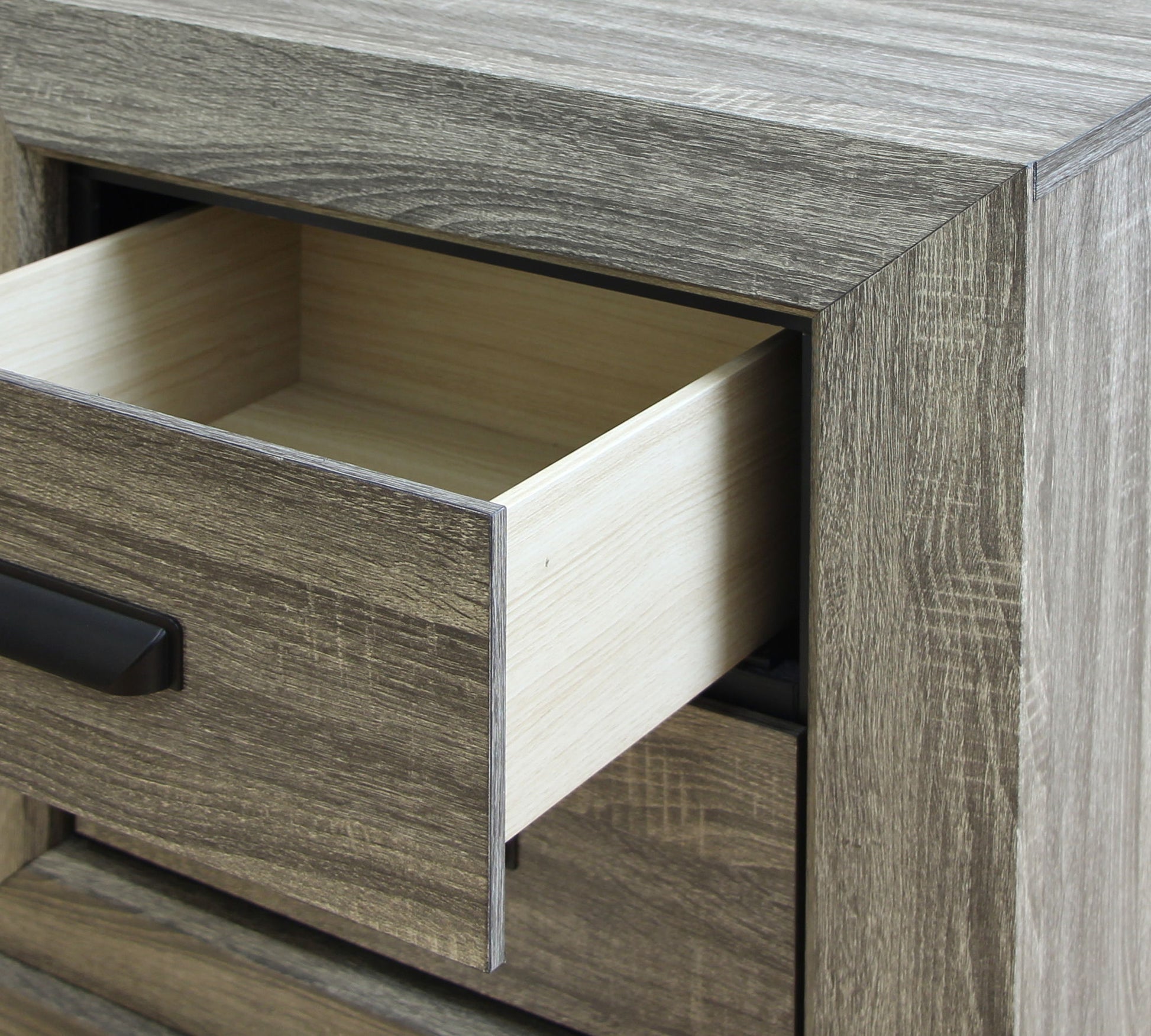 Lyndon - Weathered Grain Nightstand - Gray - Best Buy Furniture
