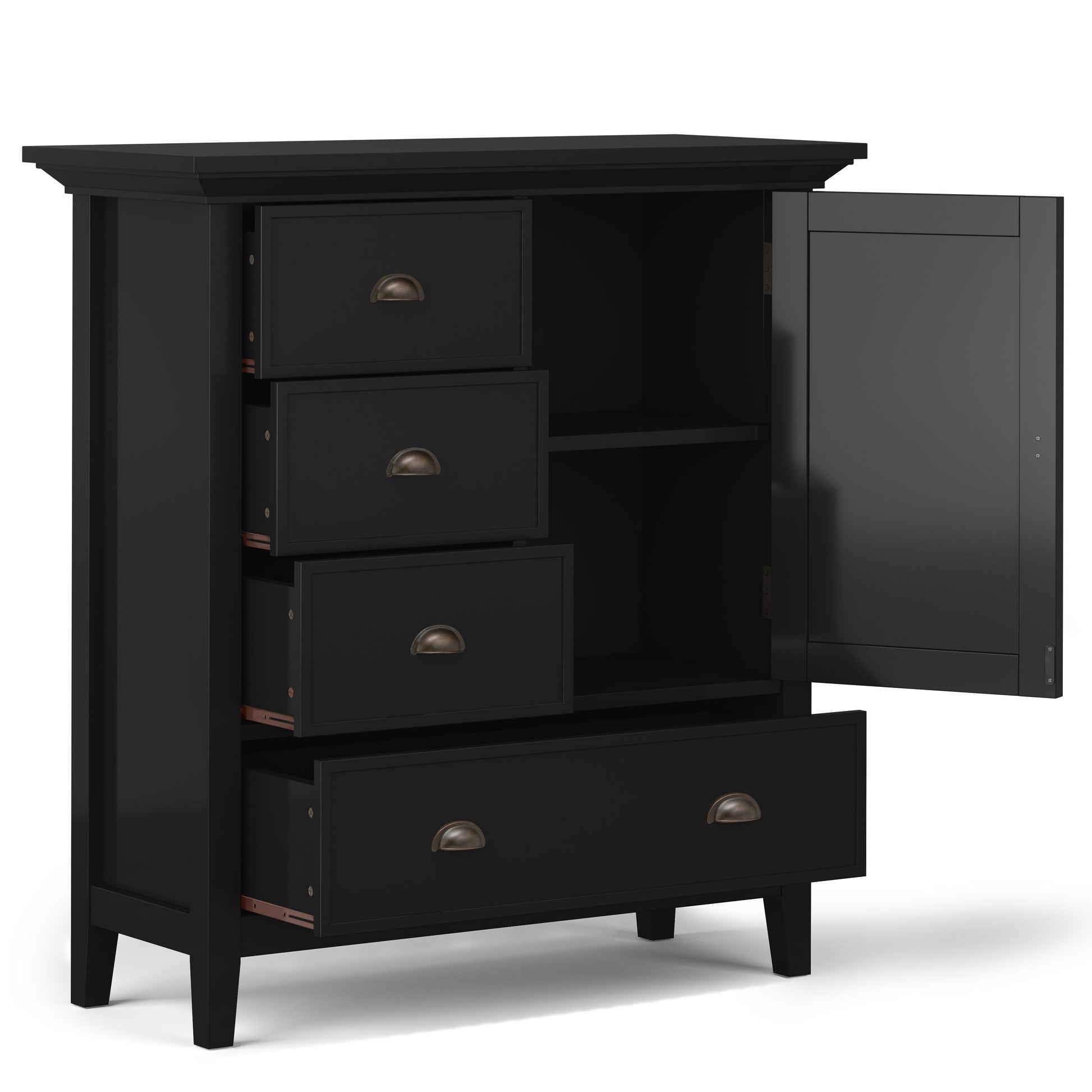 Redmond - Handcrafted Medium Storage Cabinet - Best Buy Furniture