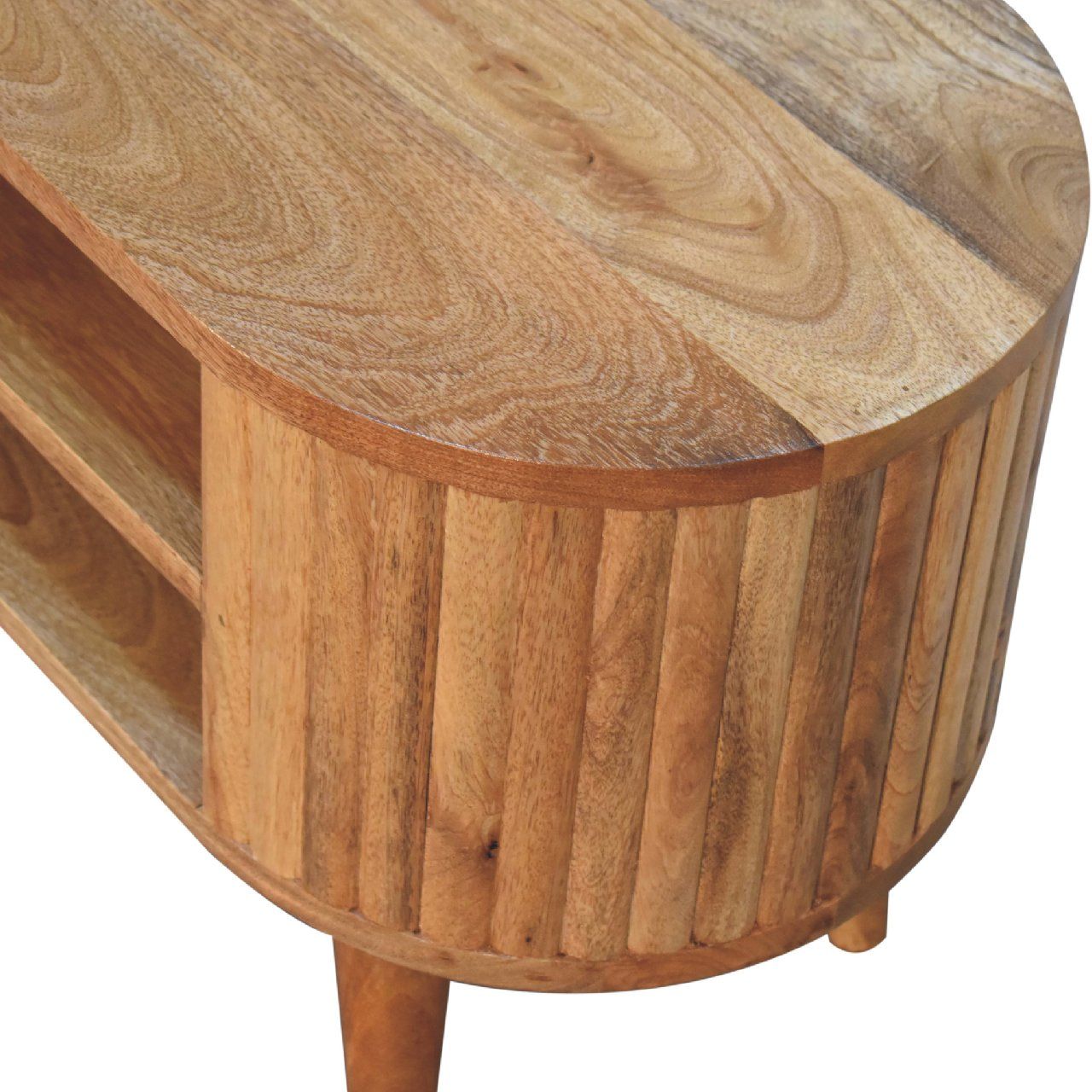 Stripe Media Unit - Oak - Best Buy Furniture