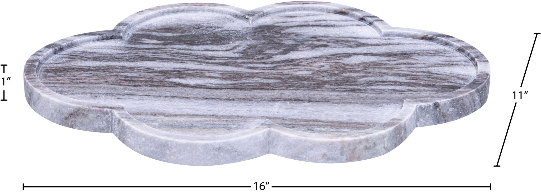 Rimini - Marble Clover Shaped Tray