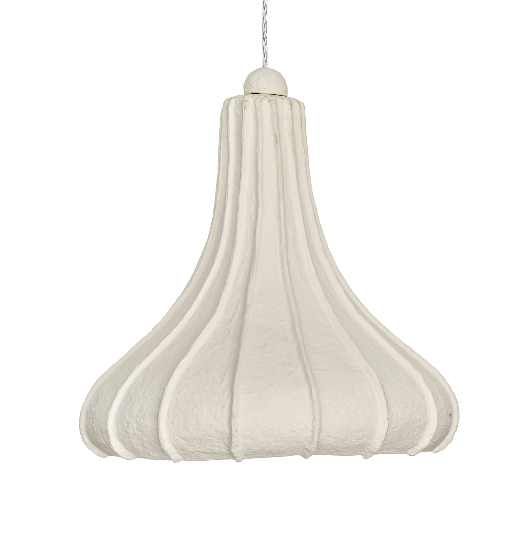 Looma - Cotton Mache Pendant Lamp - Off White