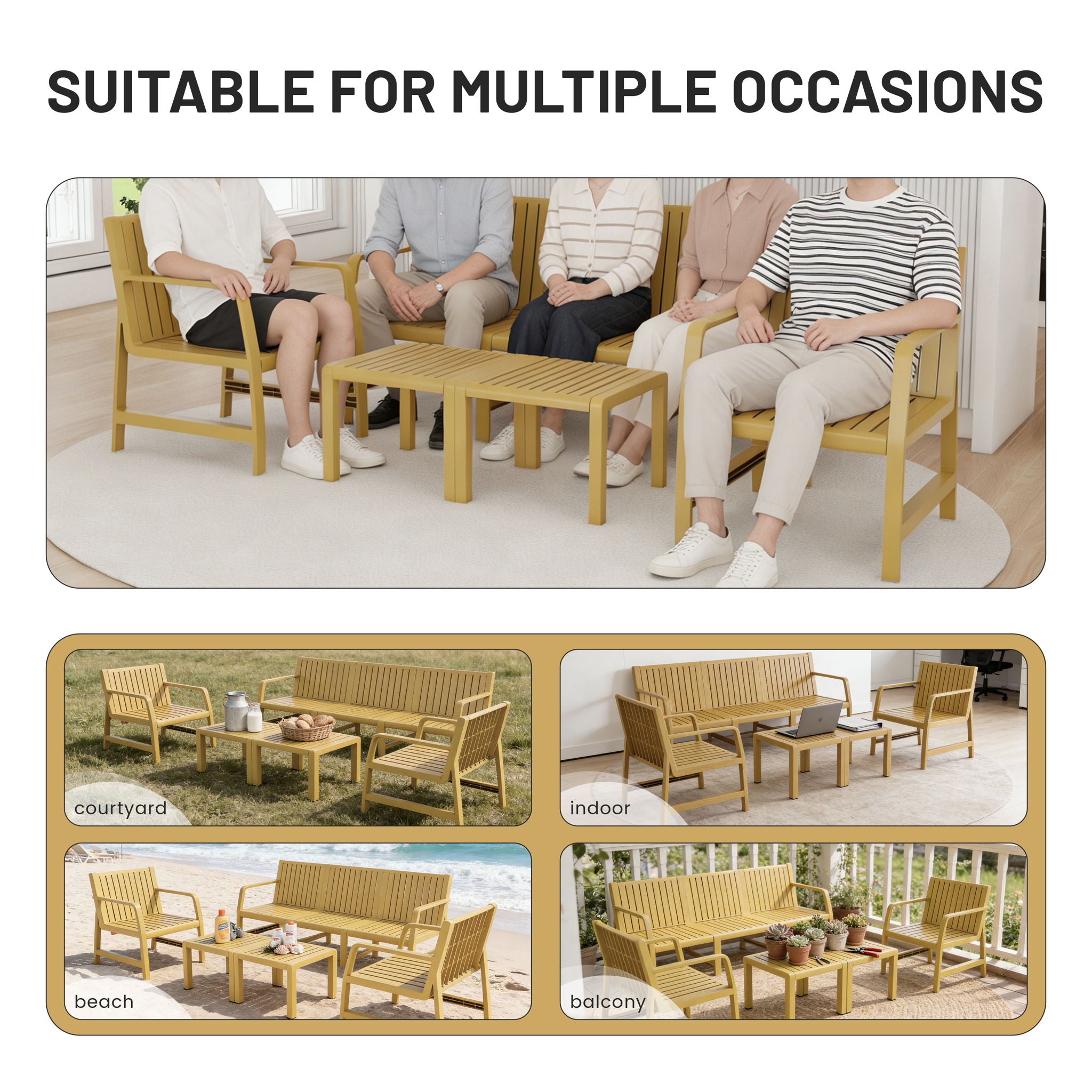 Furniture Set, Waterproof And Durable