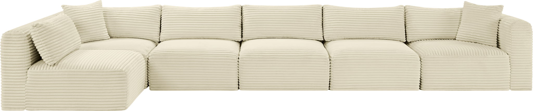 Shaggy - 6 Piece Modular Sectional