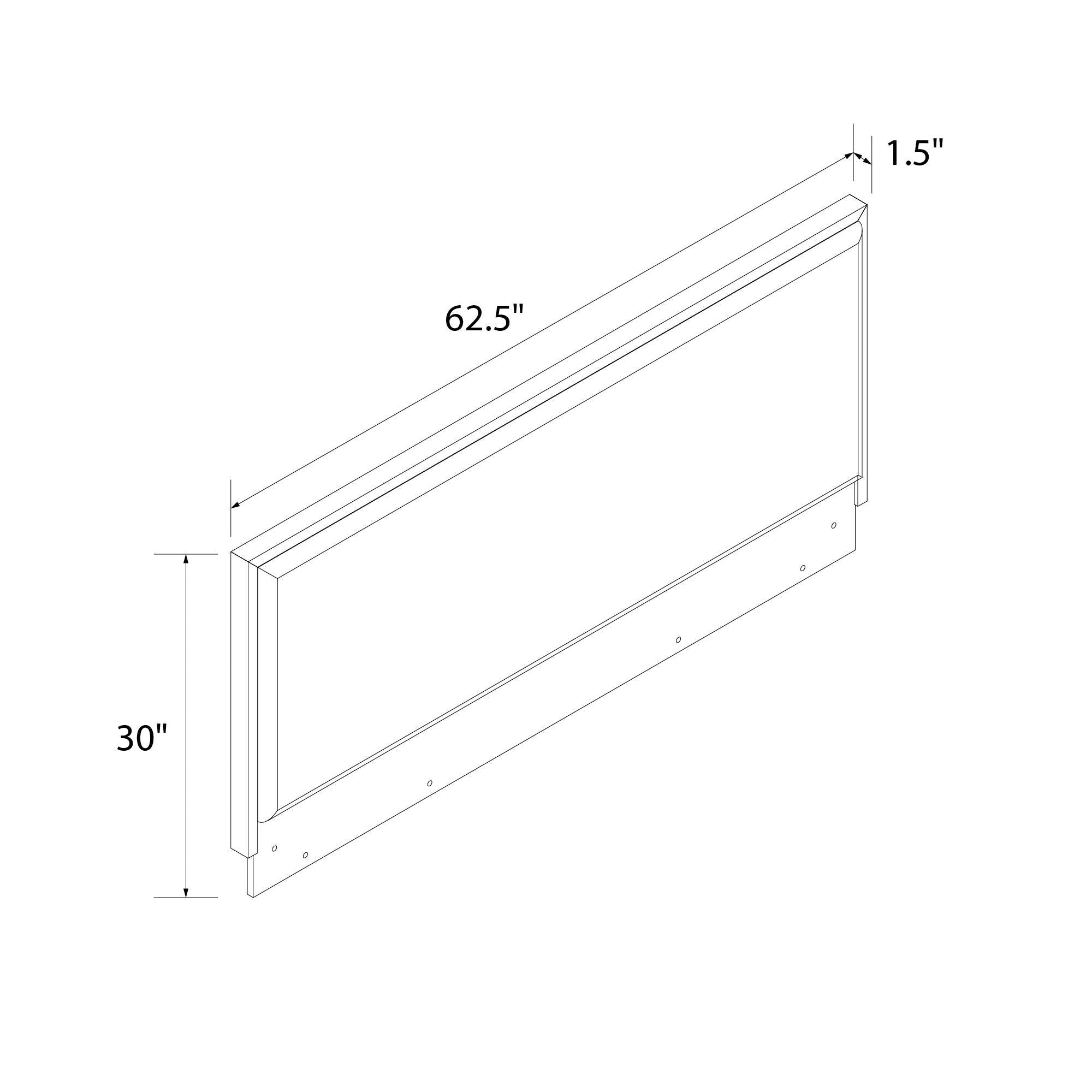 Minimalist Upholstered Headboard
