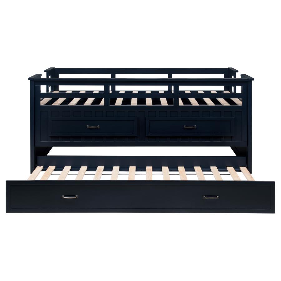Carlsbad - Wood Captains Bed With Trundle