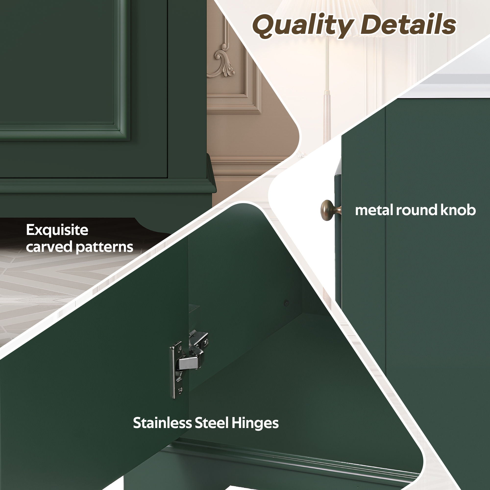 Bathroom Vanity With Sink, Freestanding Single Cabinet Set, Soft Close Door, Adjustable Shelf